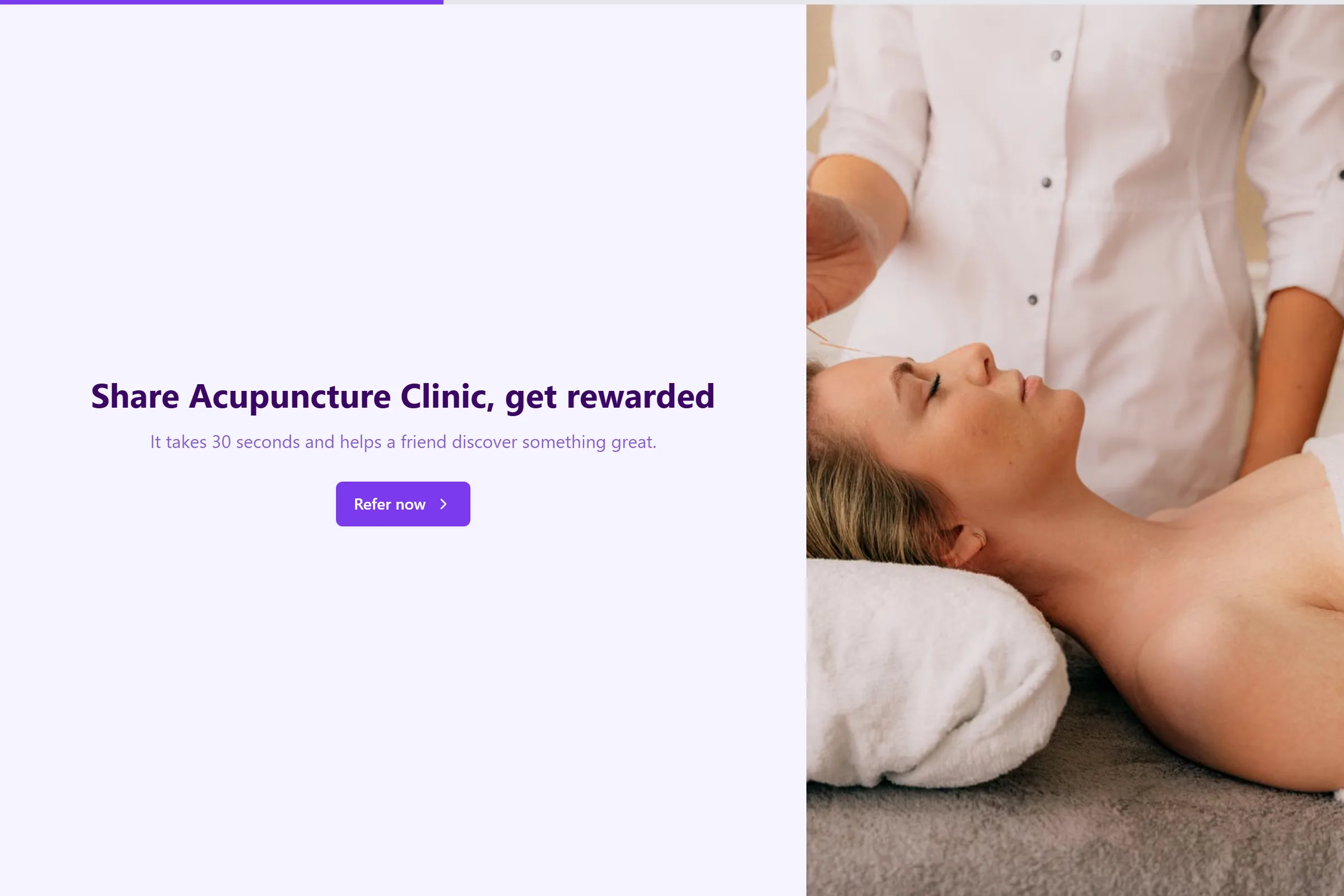Acupuncture Clinic Referral Form template preview