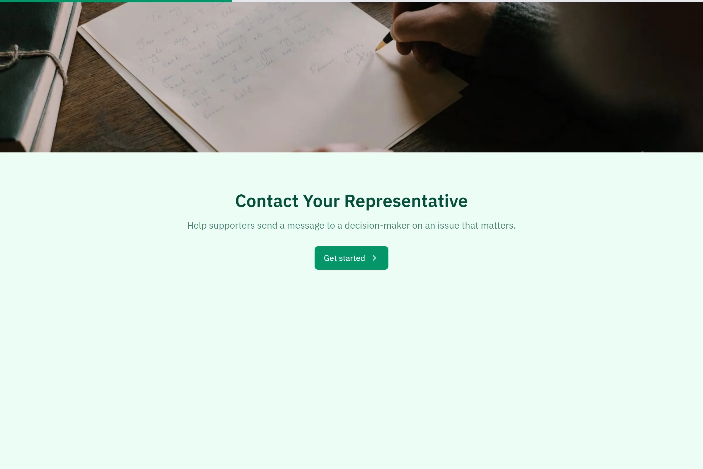 Contact Your Representative template preview