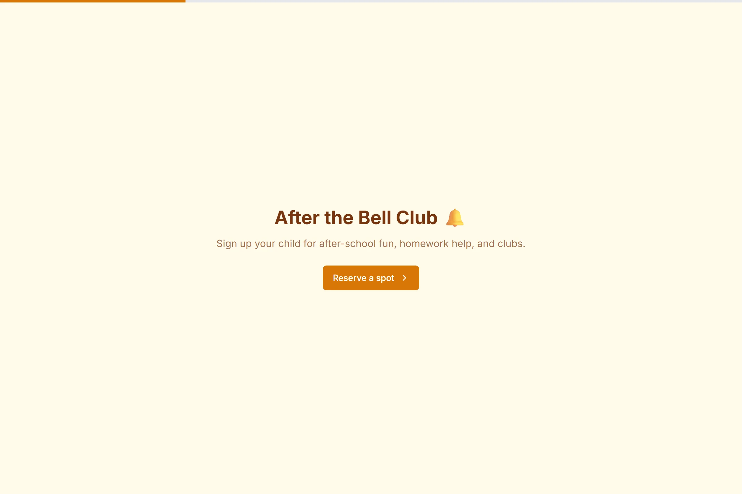 After-School Program Signup template preview