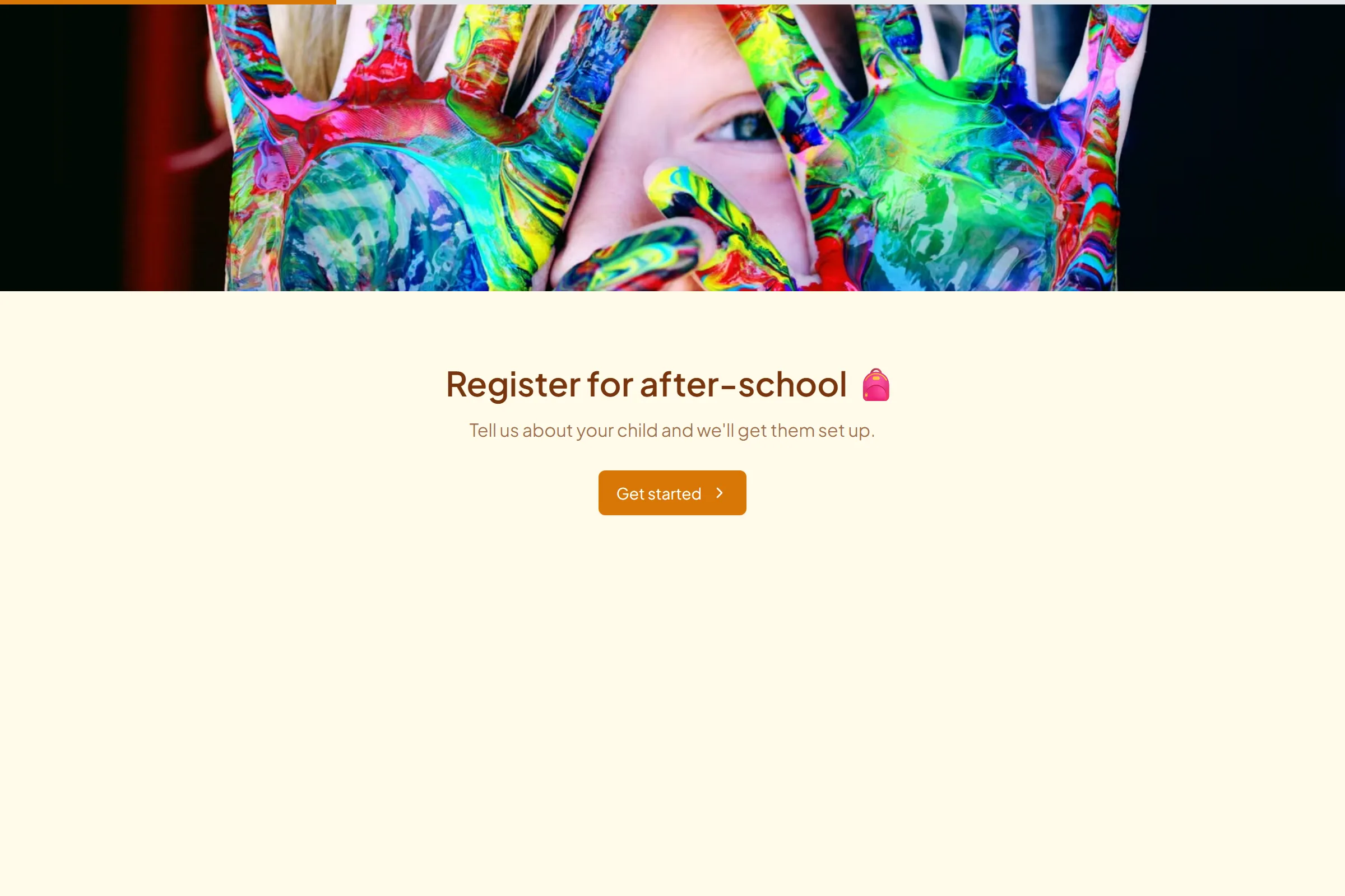 After-School Program Registration template preview