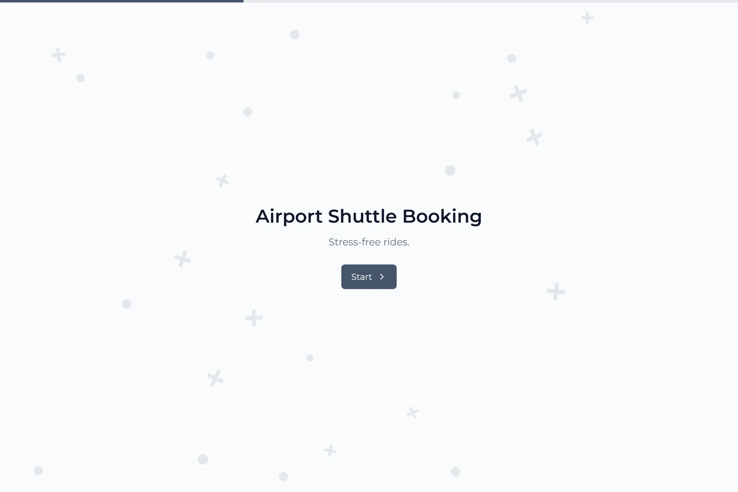 Airport Shuttle Booking template preview