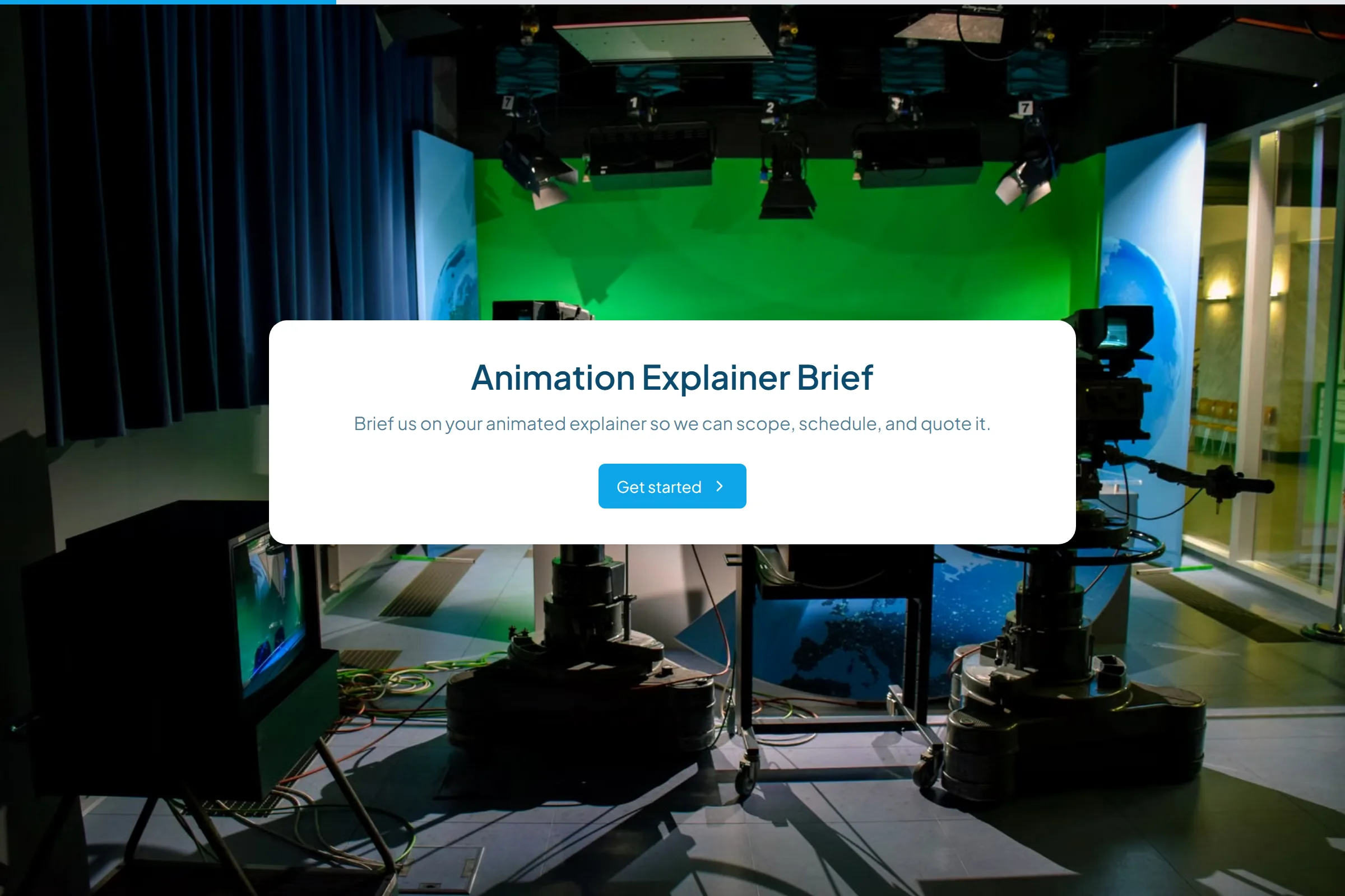 Animation Explainer Brief template preview