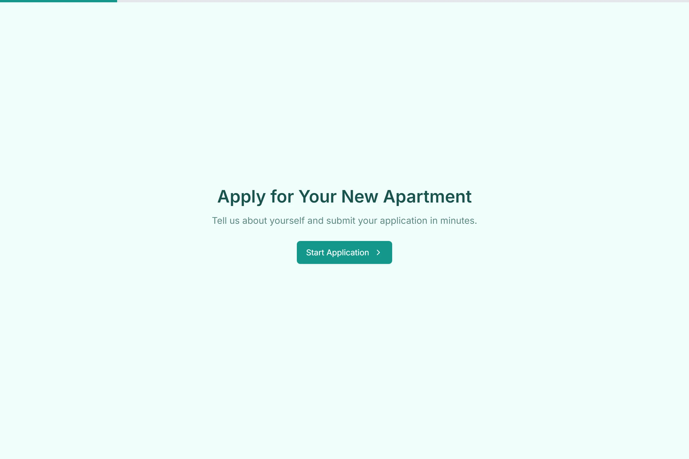 Apartment Rental Application template preview