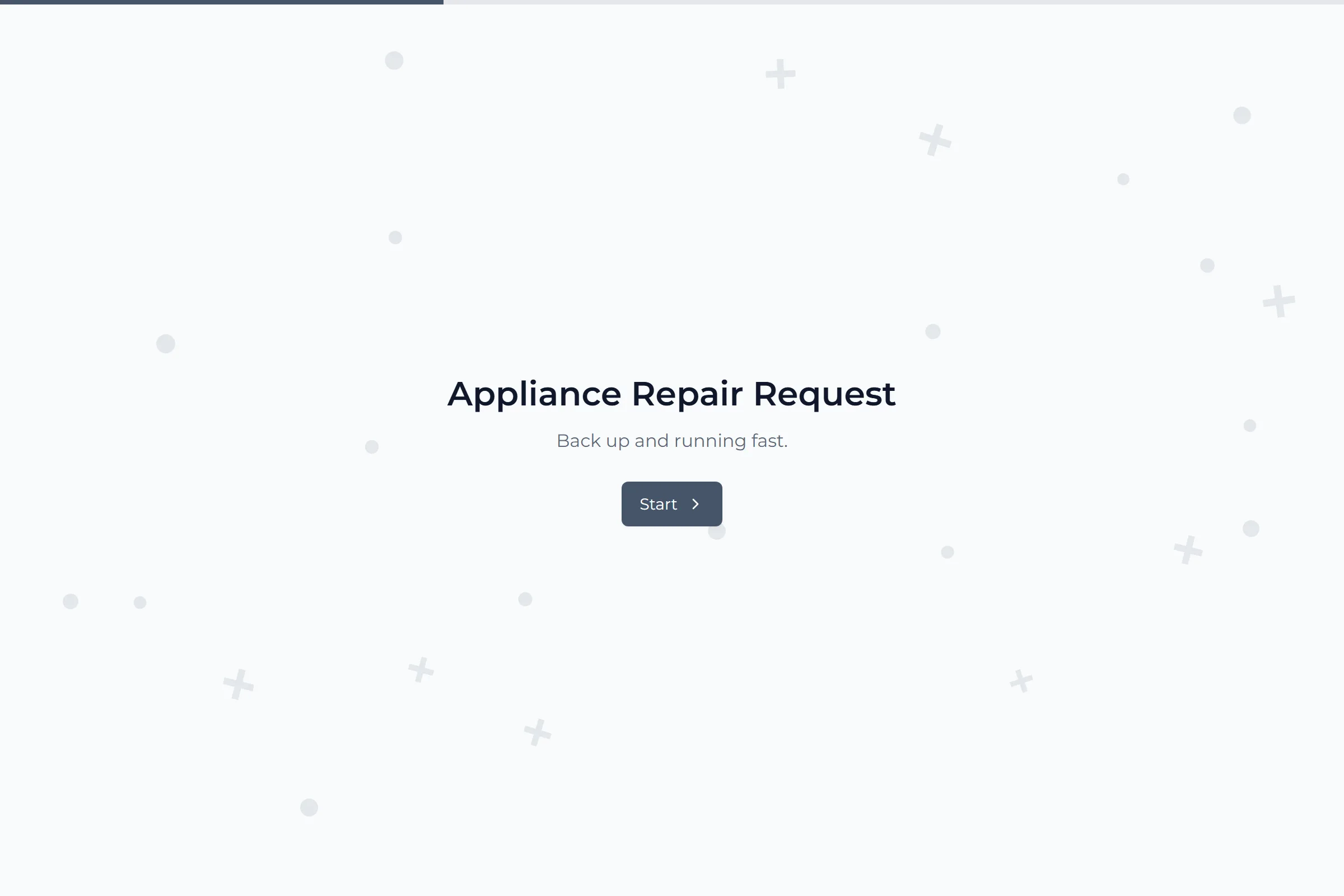 Appliance Repair Request template preview
