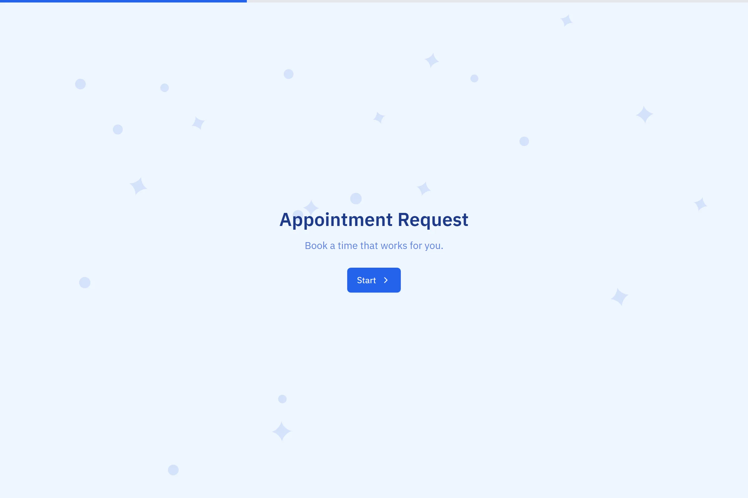 Appointment Request template preview