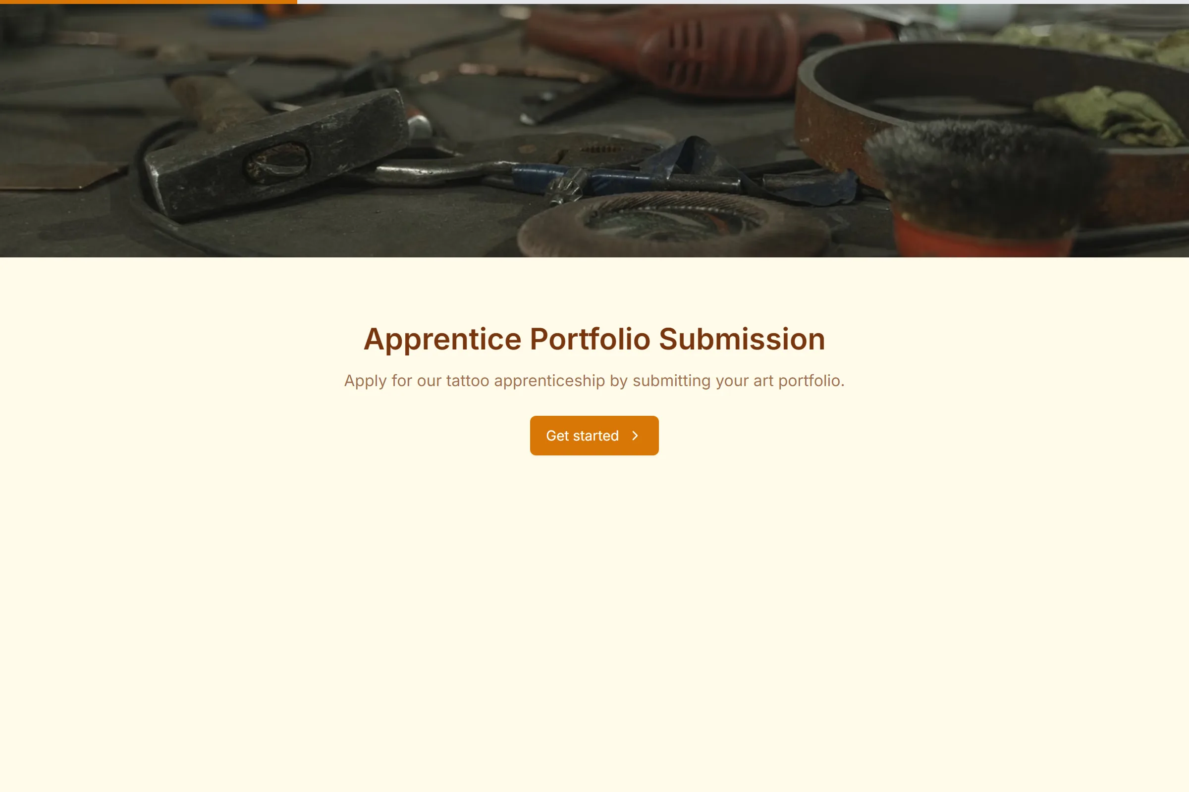 Apprentice Portfolio Submission template preview