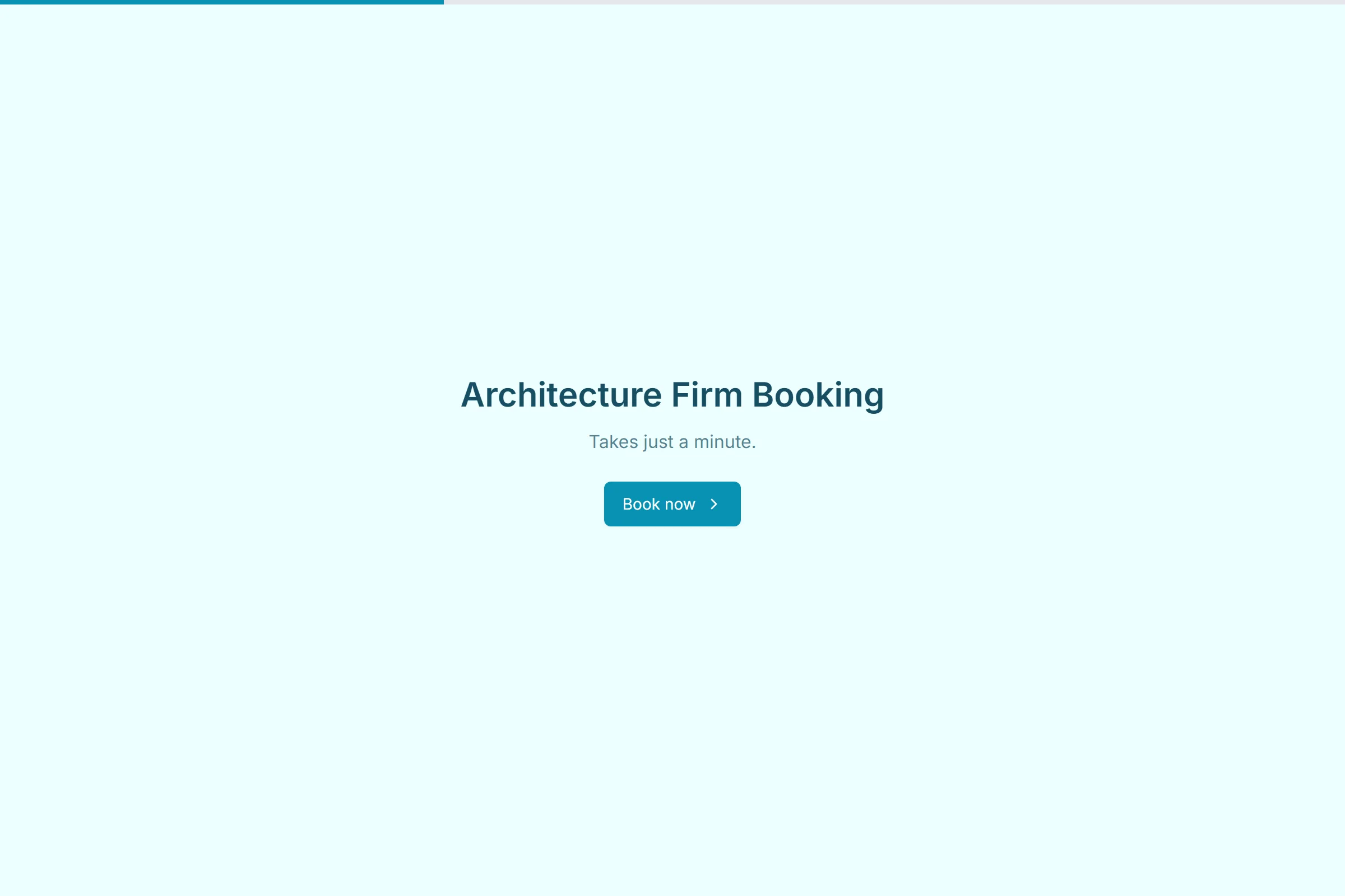 Architecture Firm Booking template preview