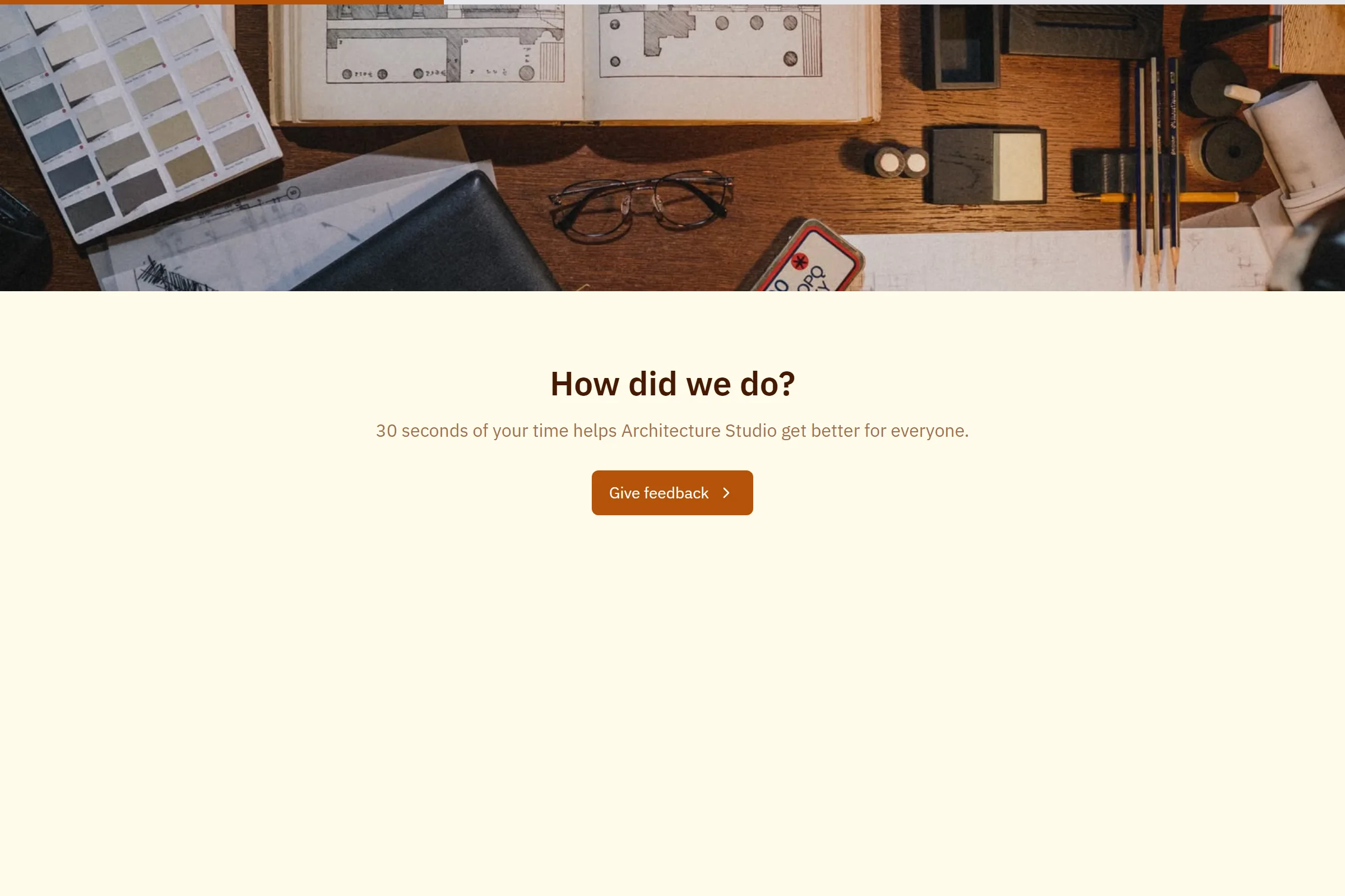 Architecture Studio Quick Feedback template preview