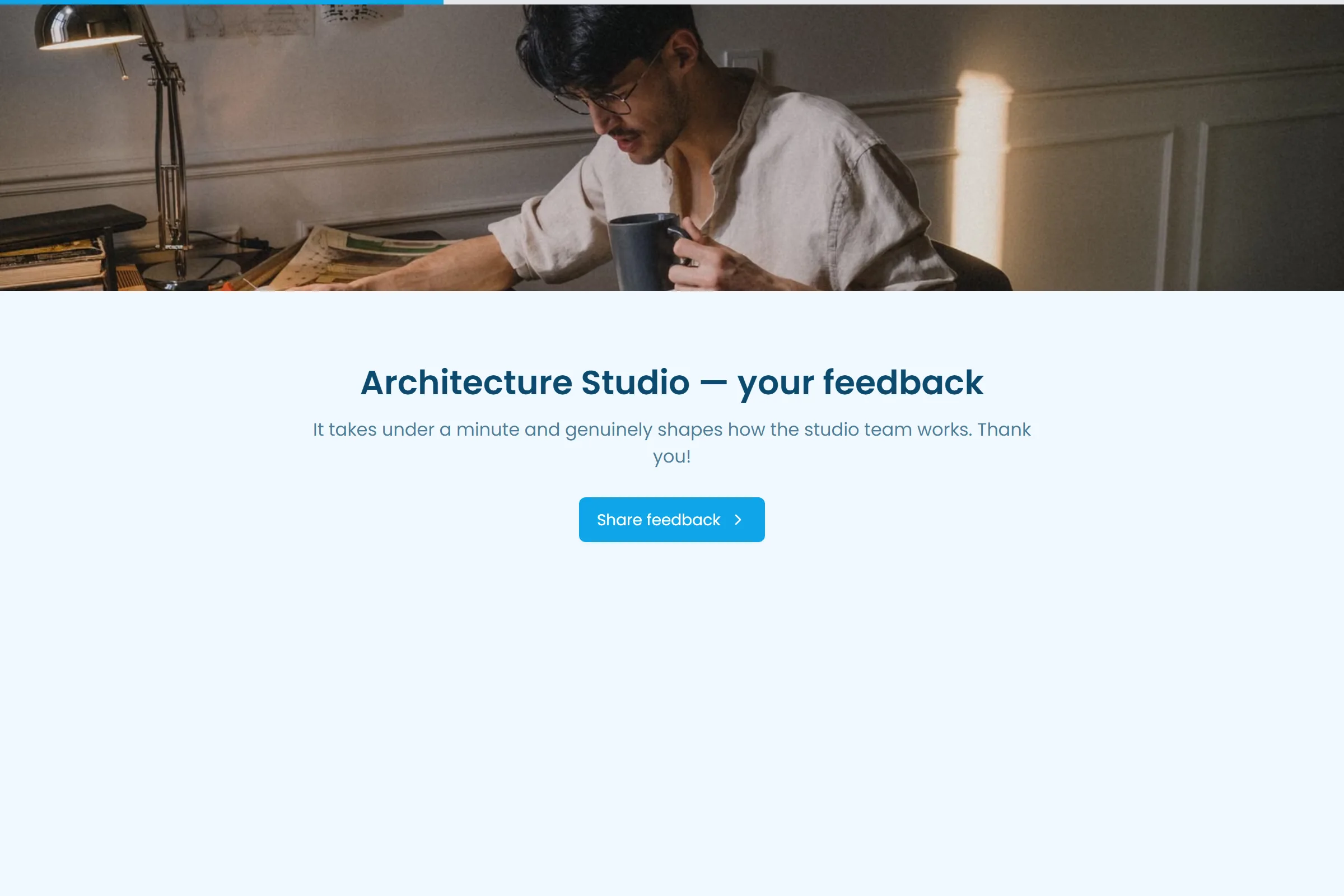 Architecture Studio Satisfaction Survey template preview