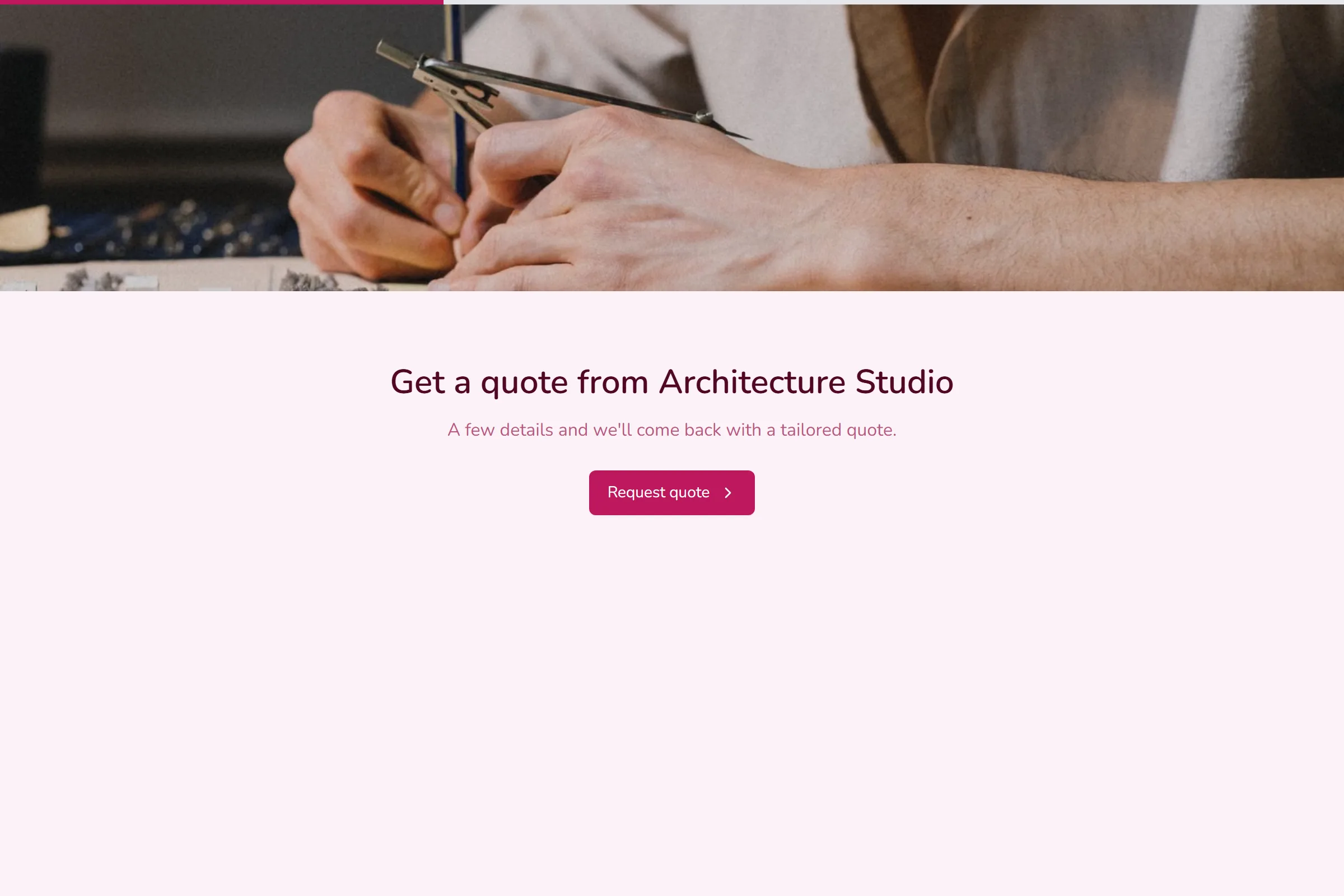 Architecture Studio Site Survey Request template preview