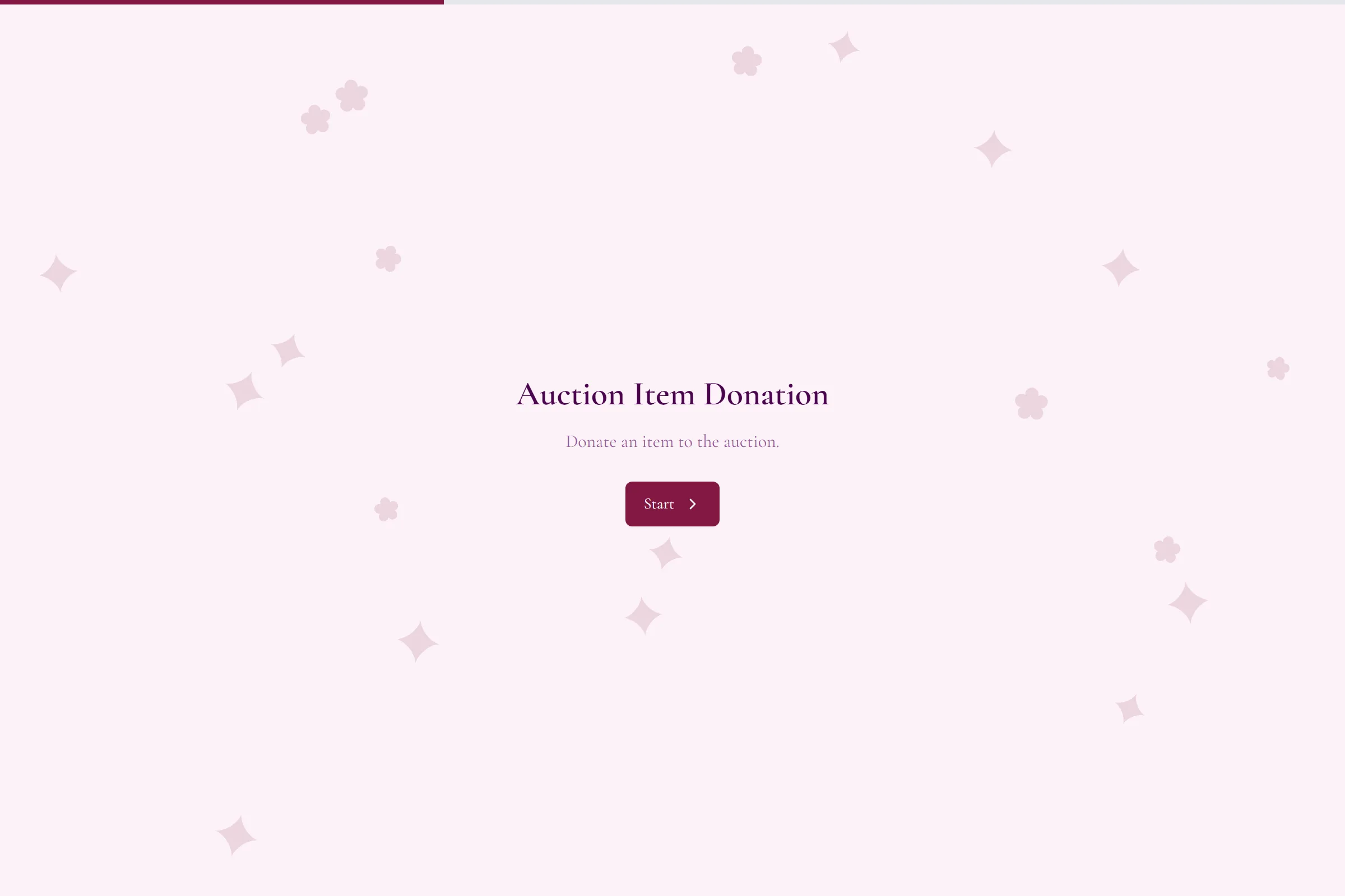Auction Item Donation template preview