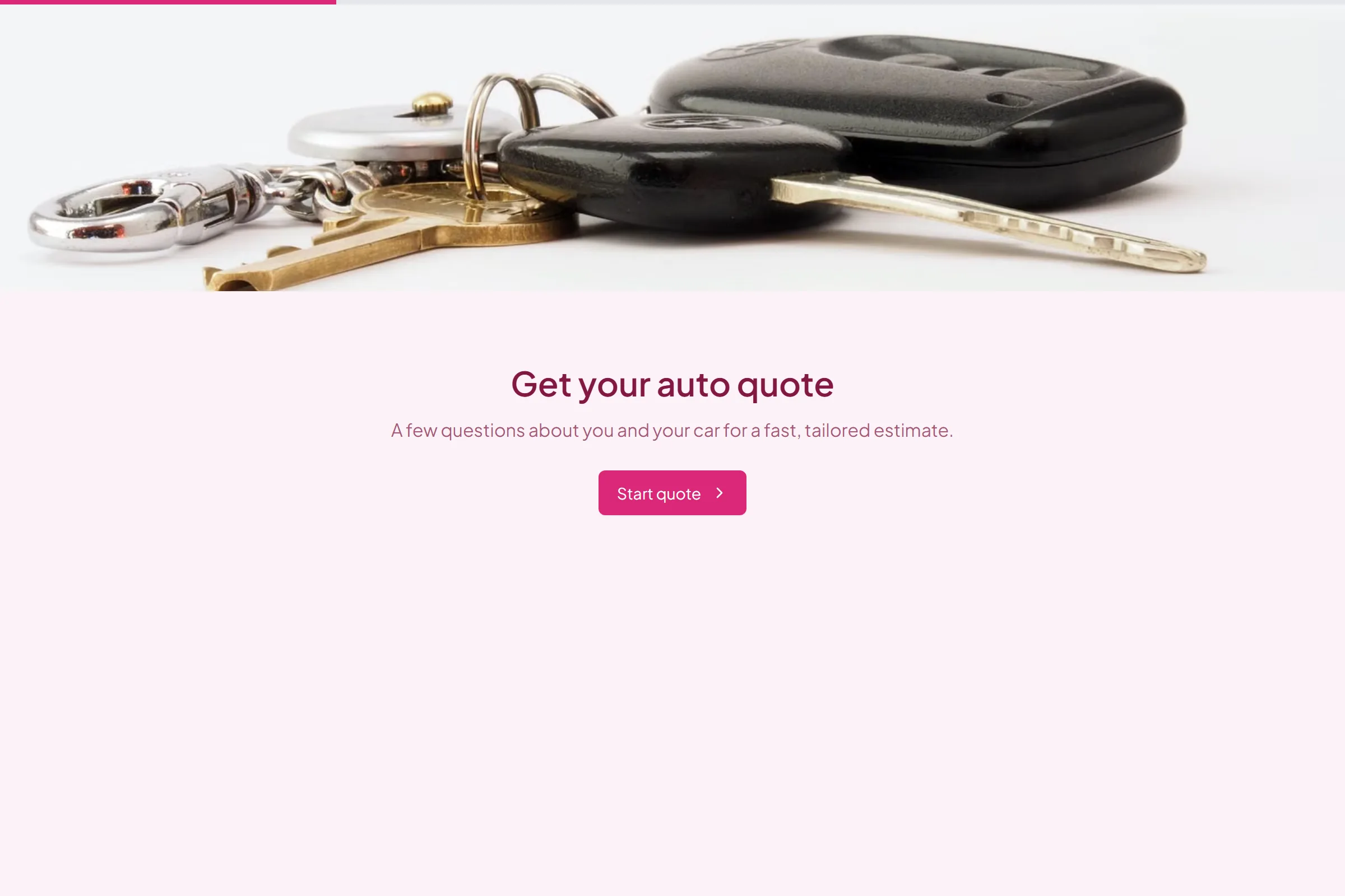 Auto Insurance Quote Intake template preview