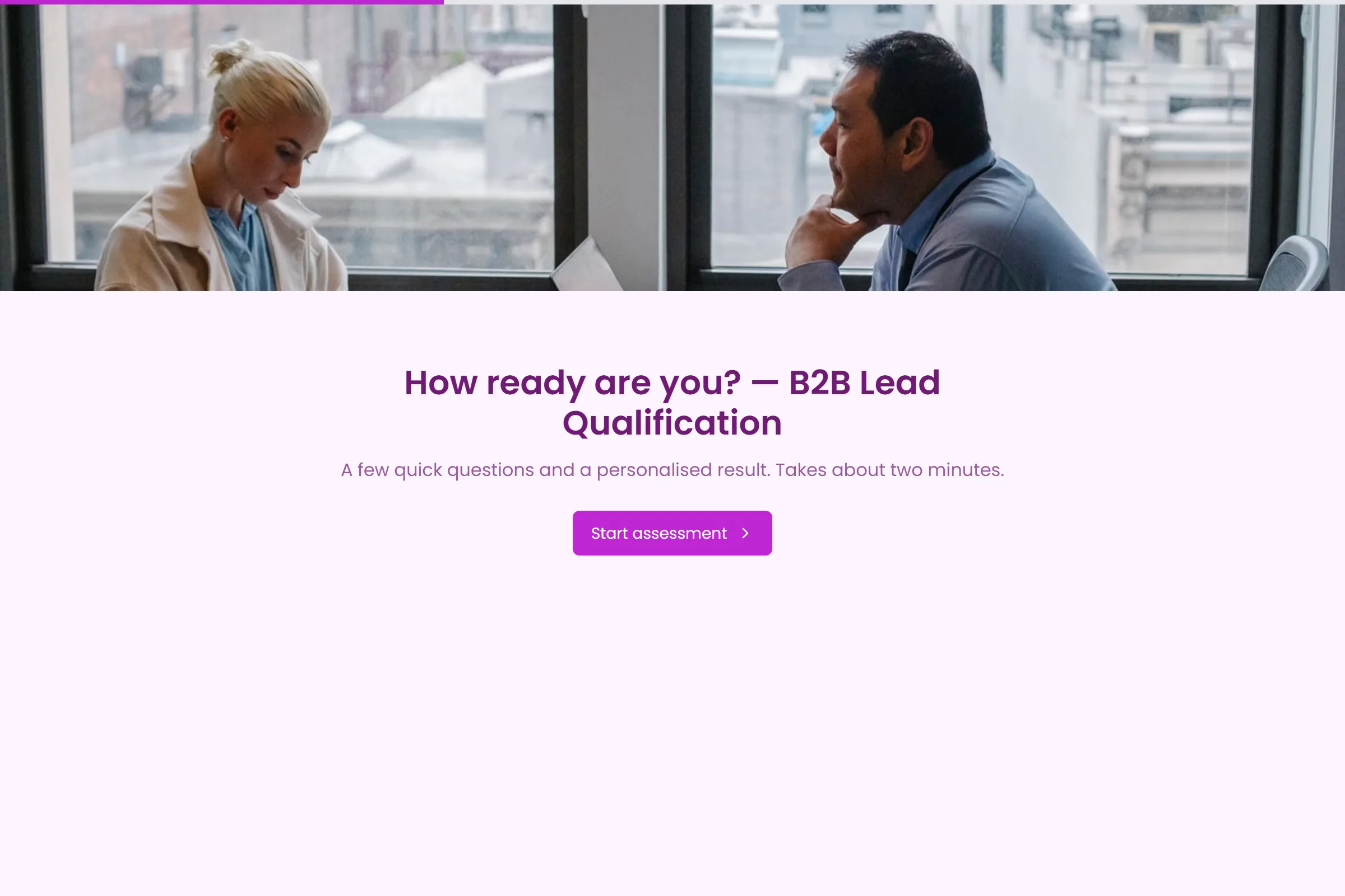 B2B Lead Qualification Scorer template preview