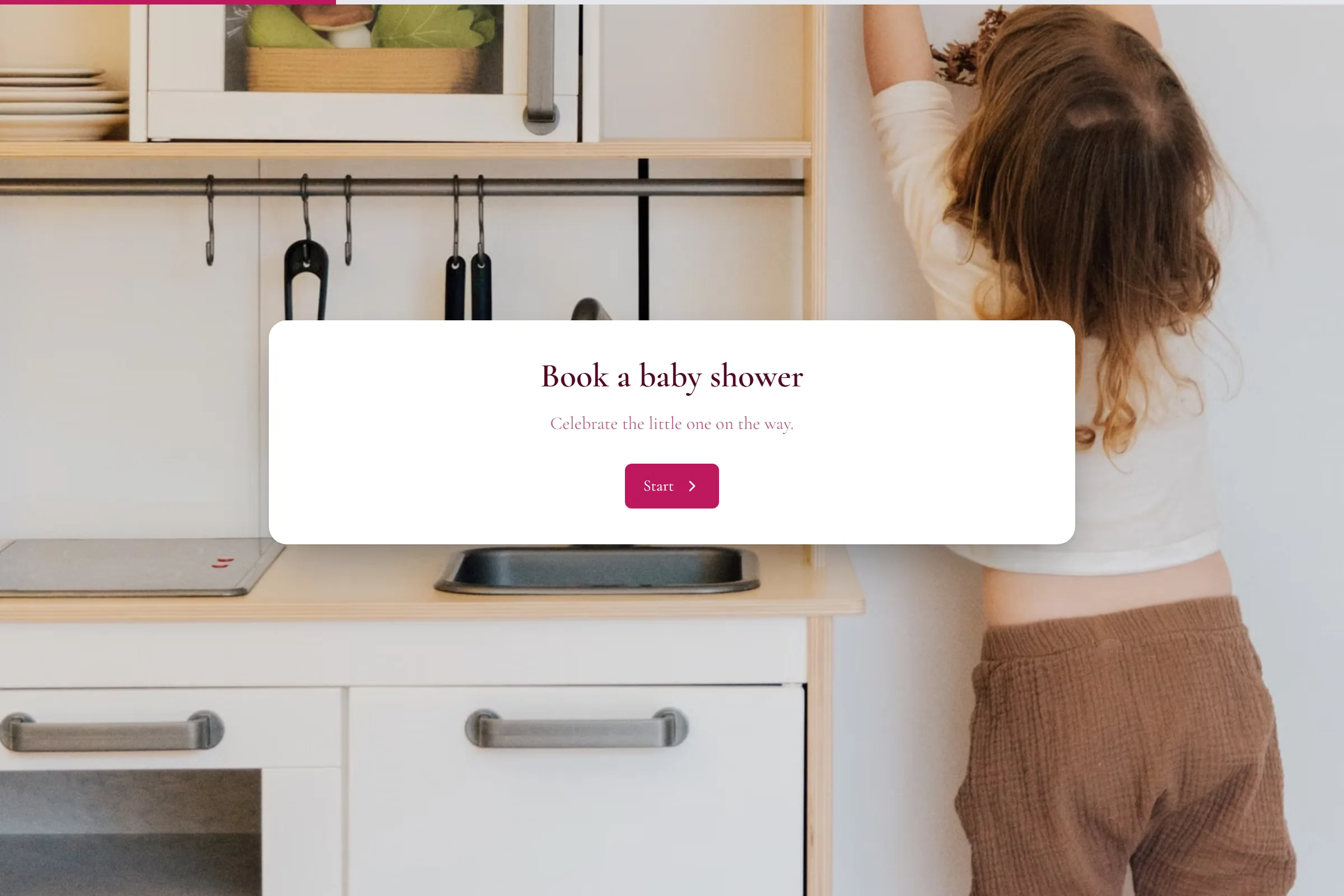 Baby Shower Booking preview
