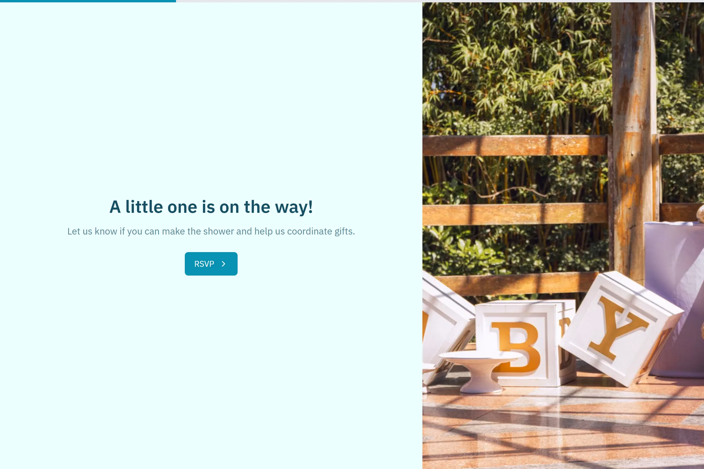 Baby Shower RSVP & Gift Coordinator template preview