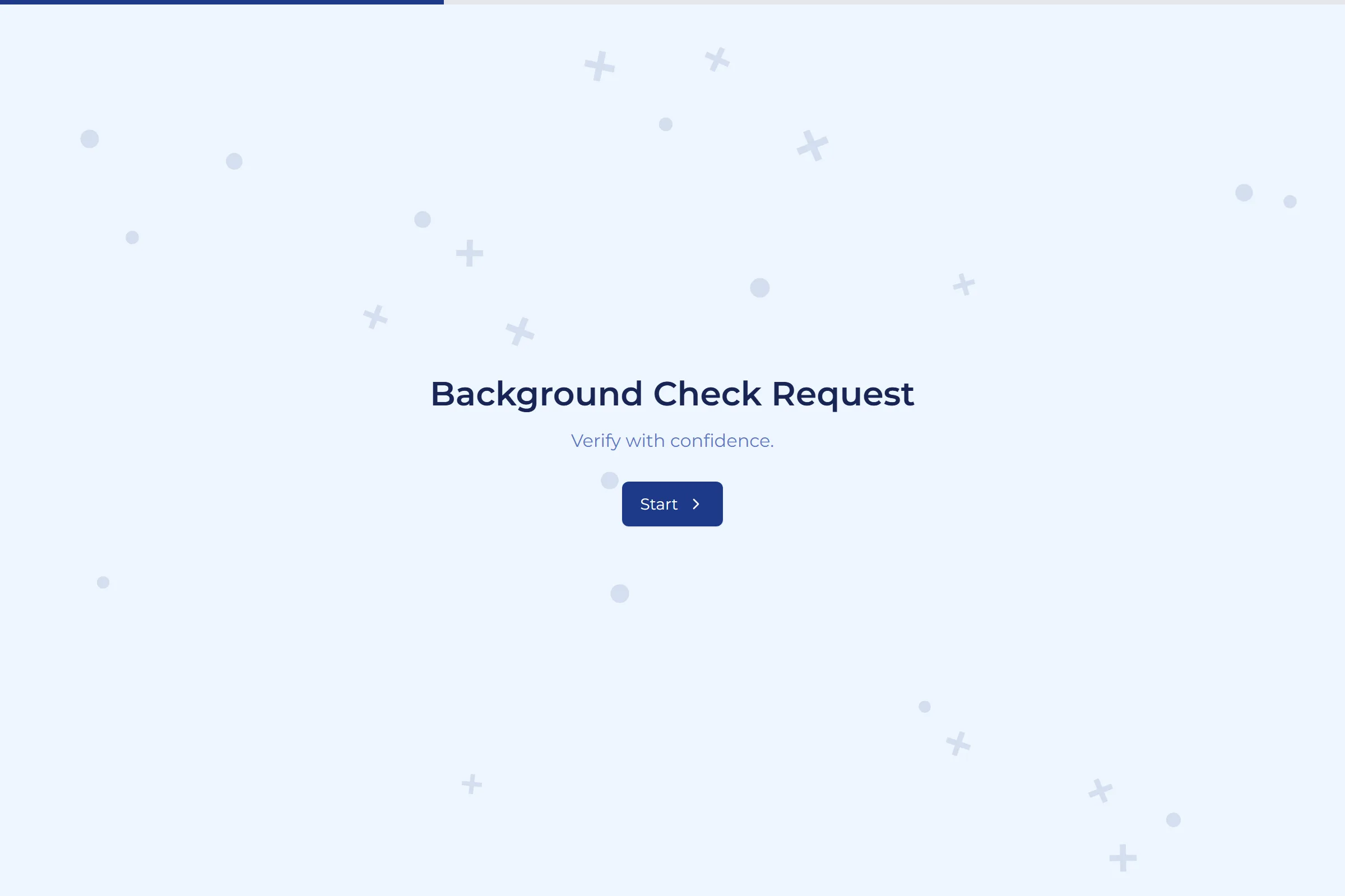 Background Check Request template preview