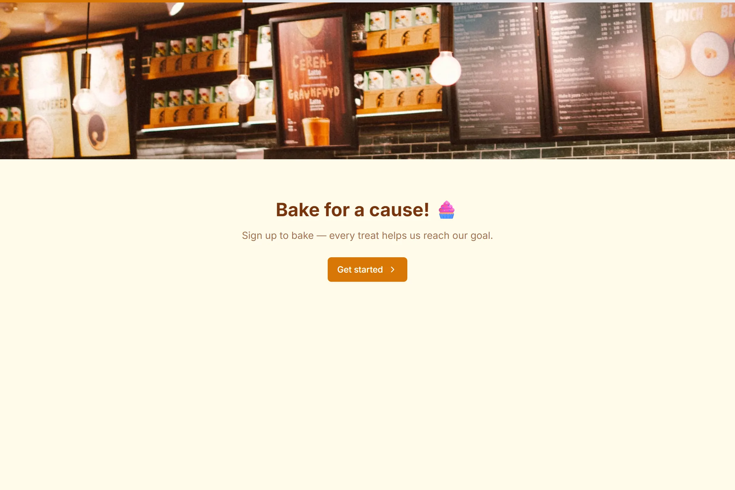 Bake Sale Signup template preview