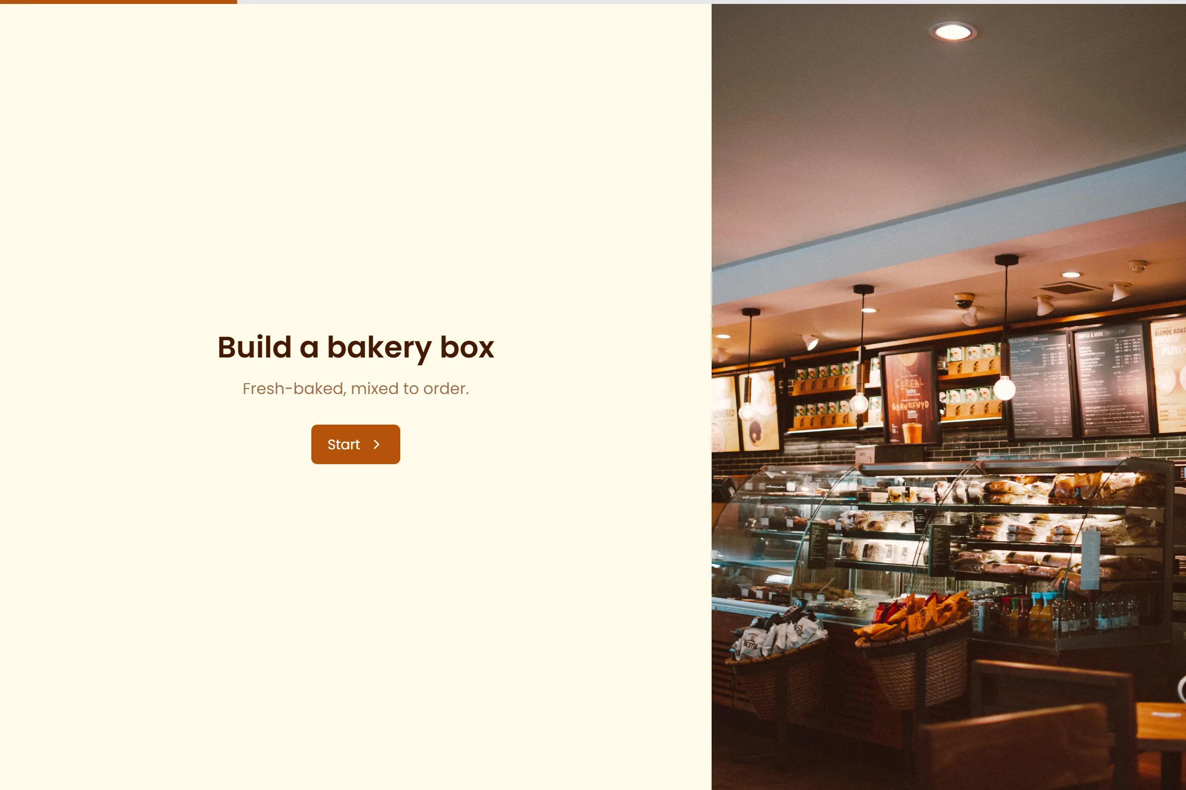 Bakery Box Order template preview