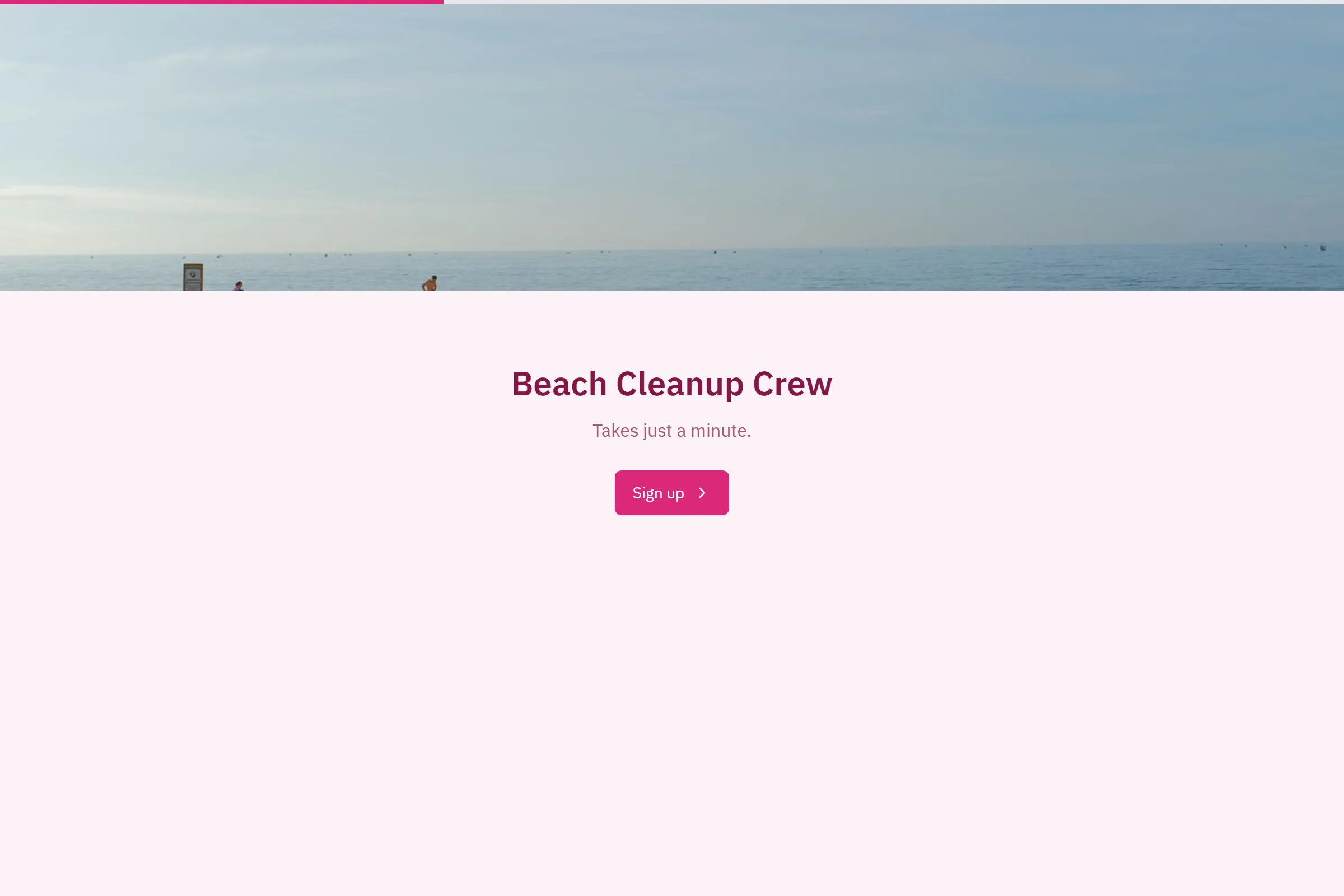 Beach Cleanup Crew template preview