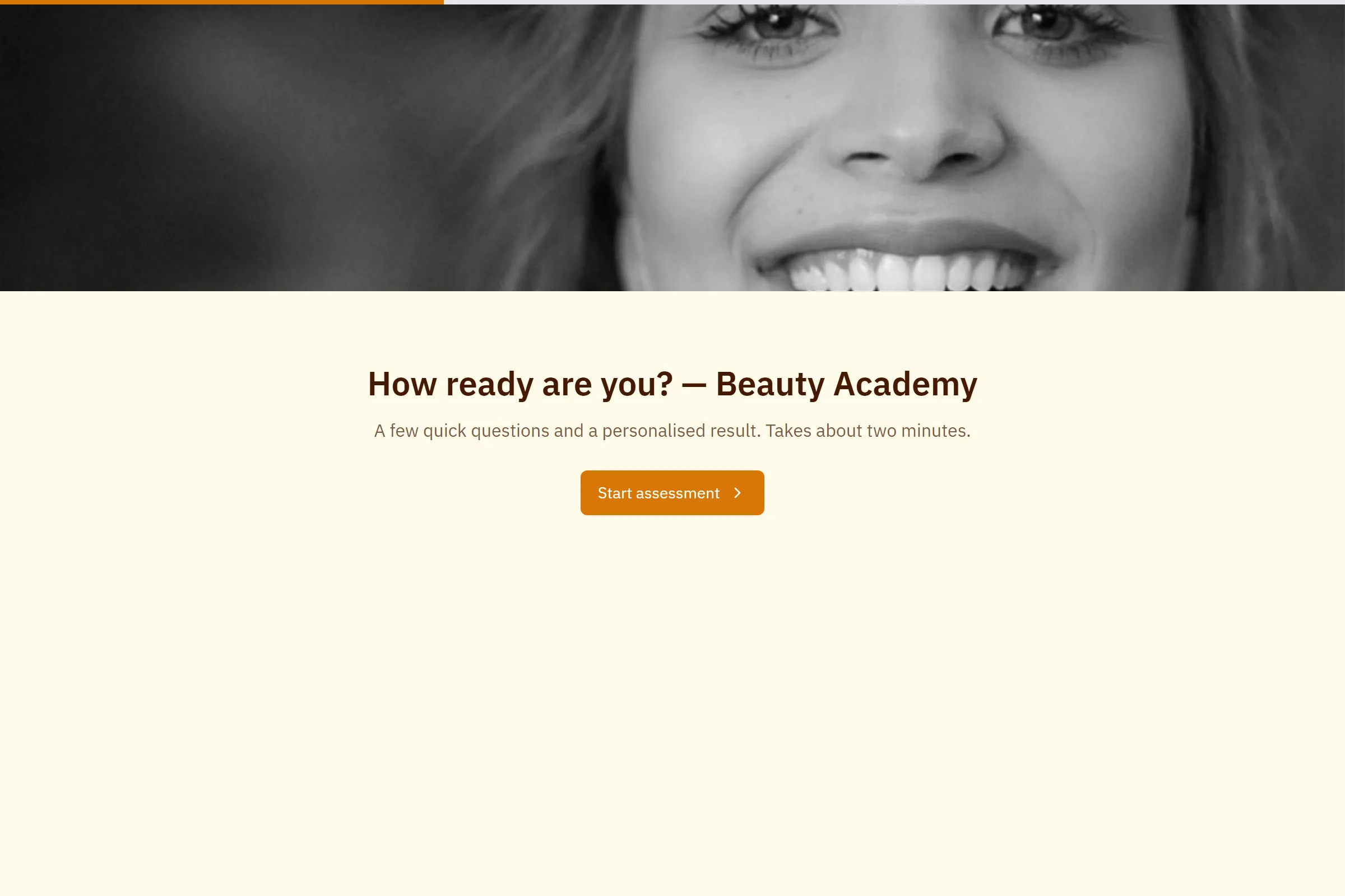 Beauty Academy Skills & Goals Assessment template preview