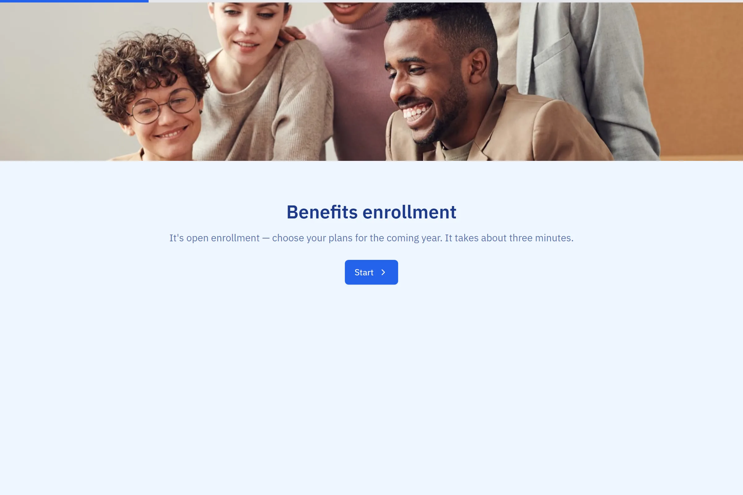 Employee Benefits Enrollment template preview
