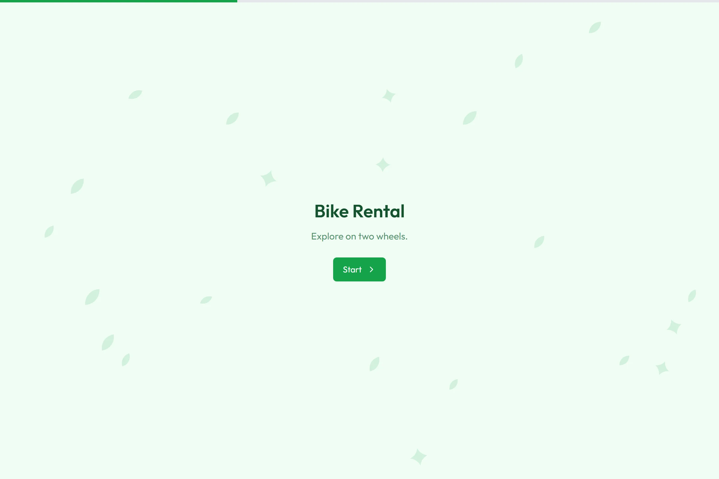 Bike Rental template preview