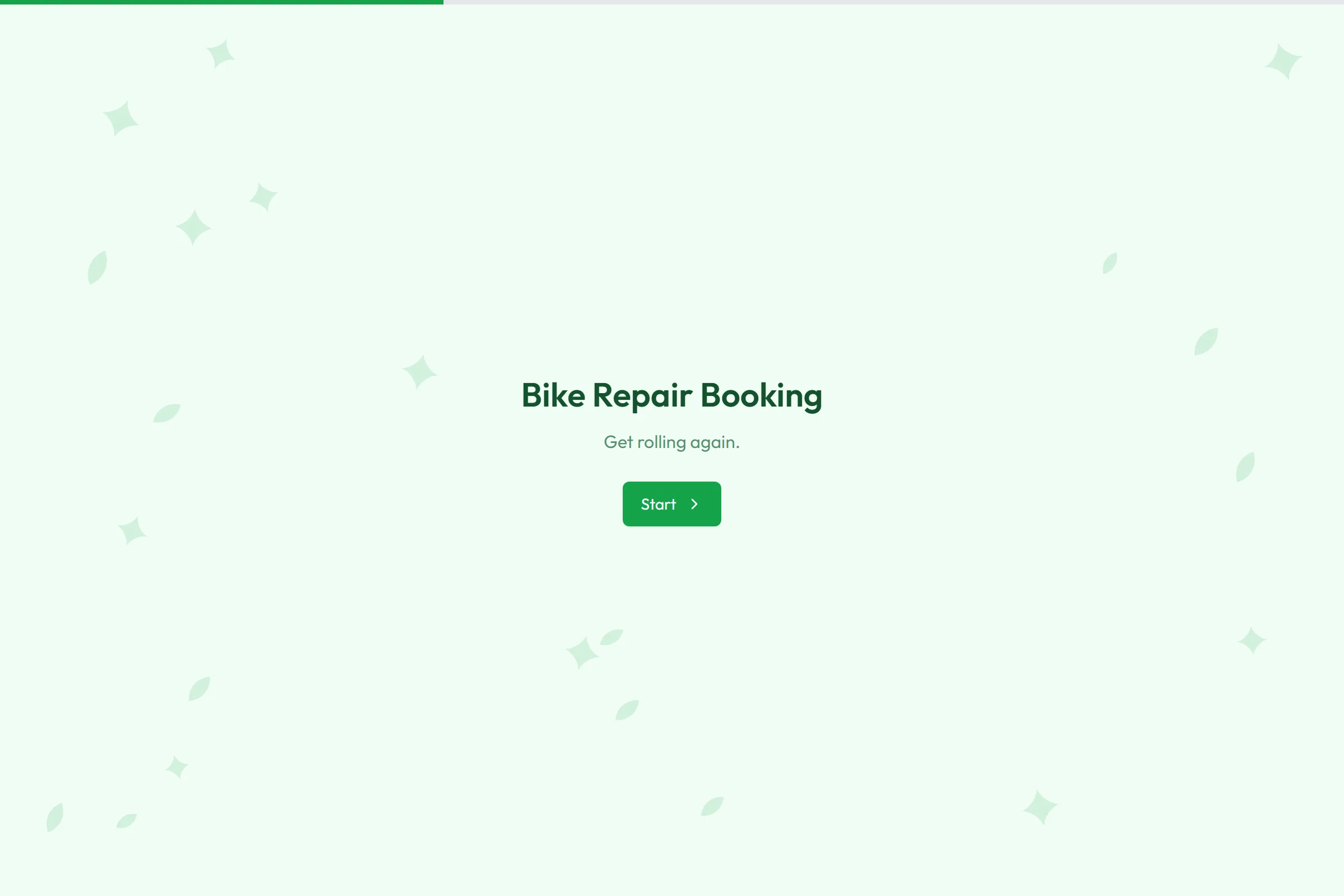 Bike Repair Booking template preview