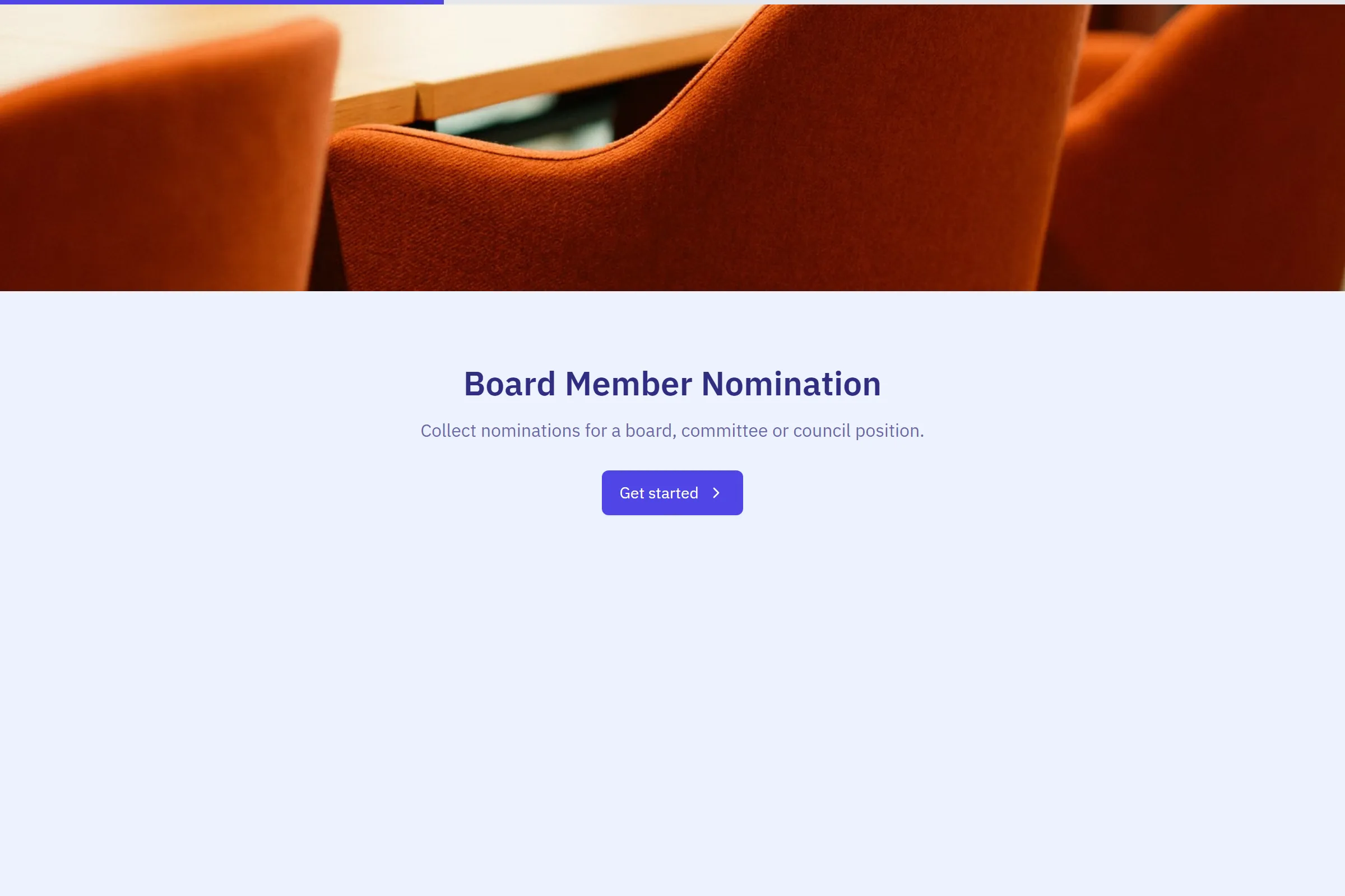Board Member Nomination template preview