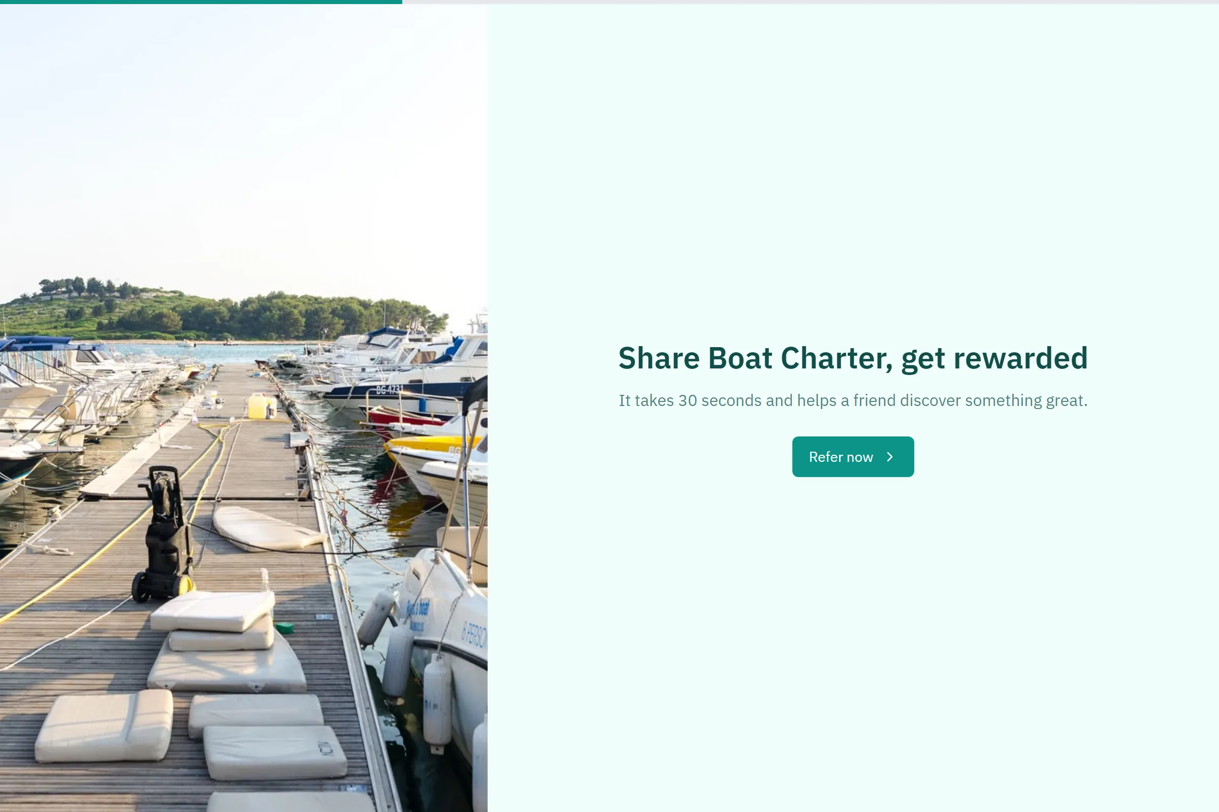 Boat Charter Referral Form template preview