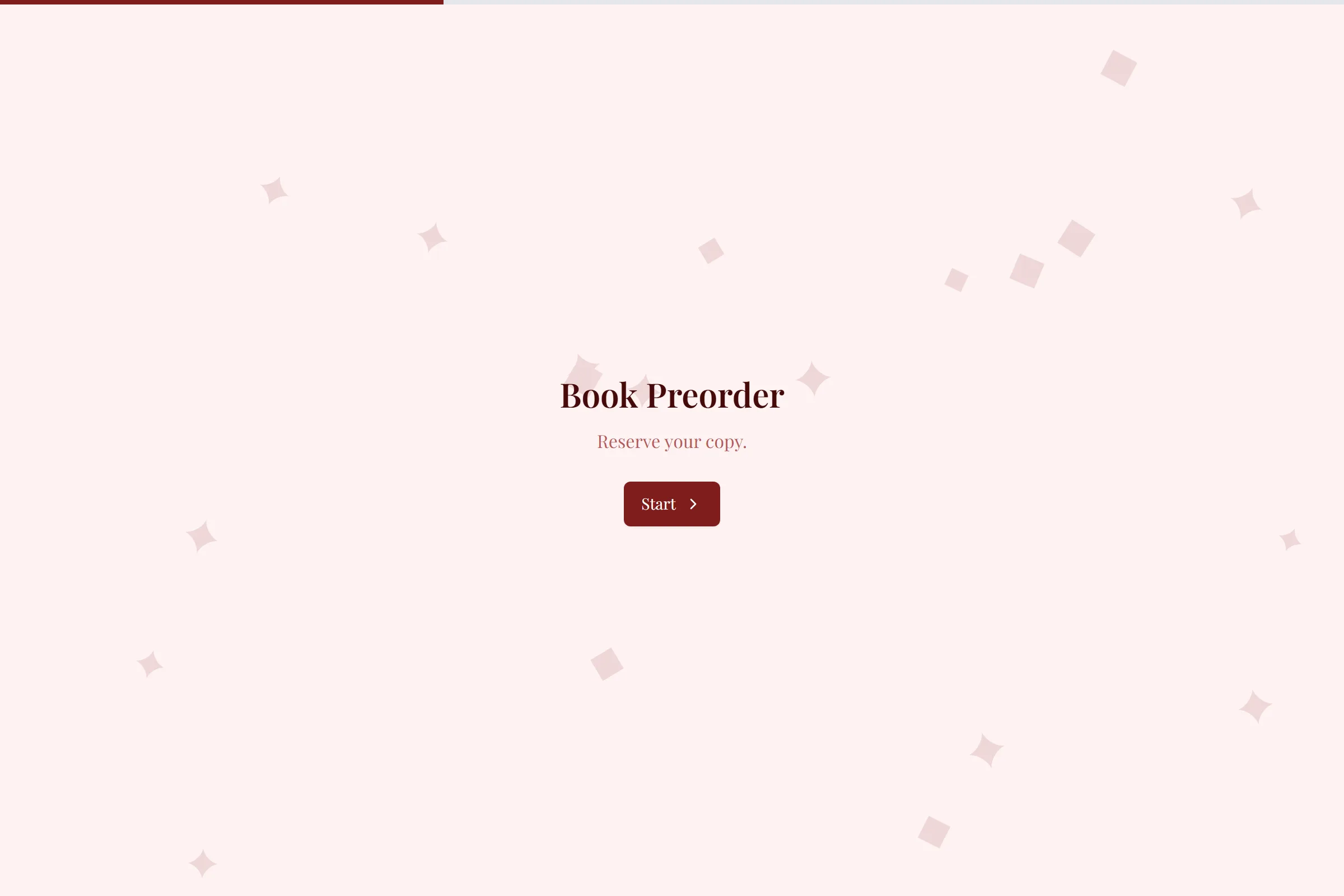 Book Preorder template preview