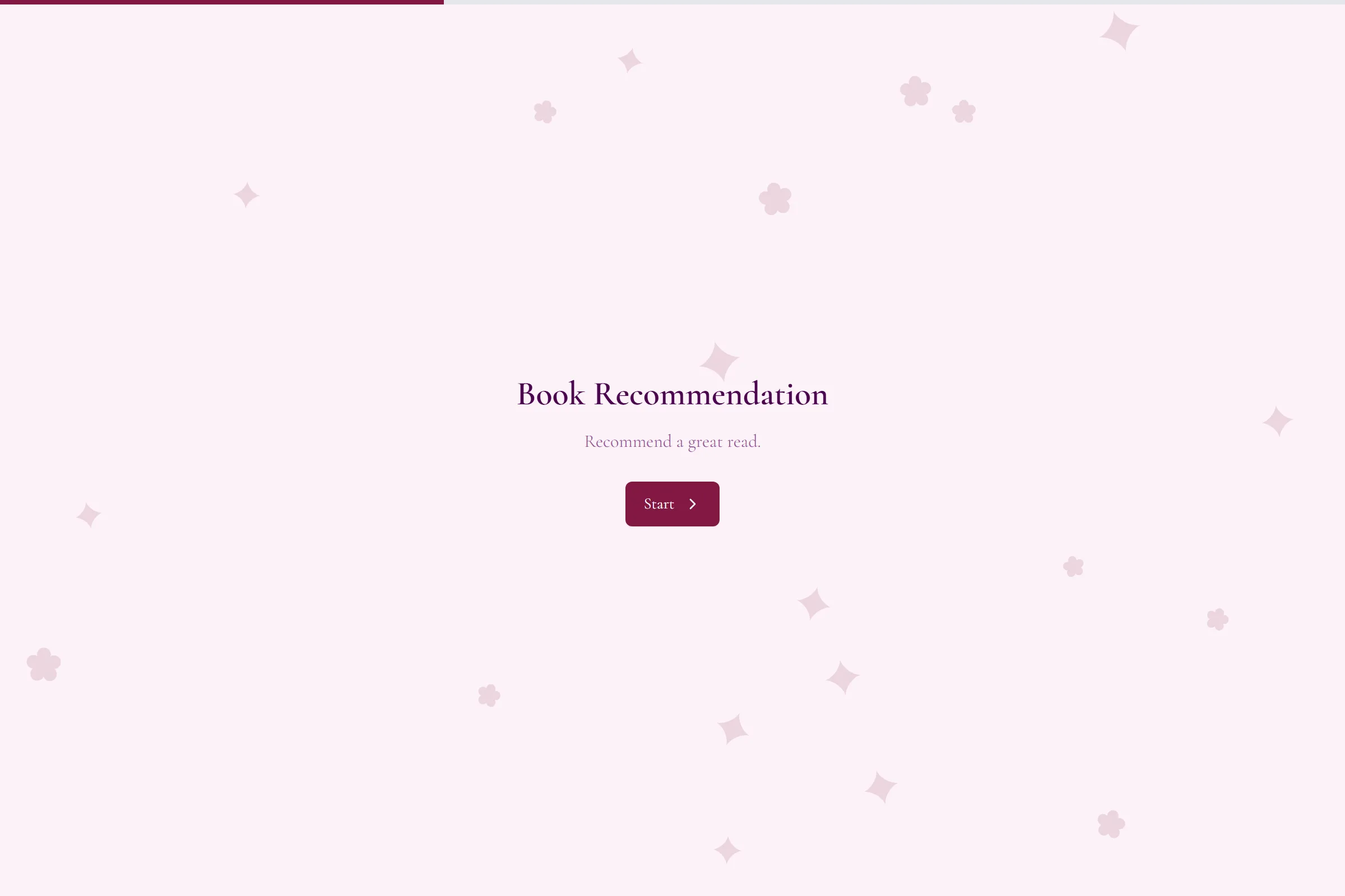 Book Recommendation template preview
