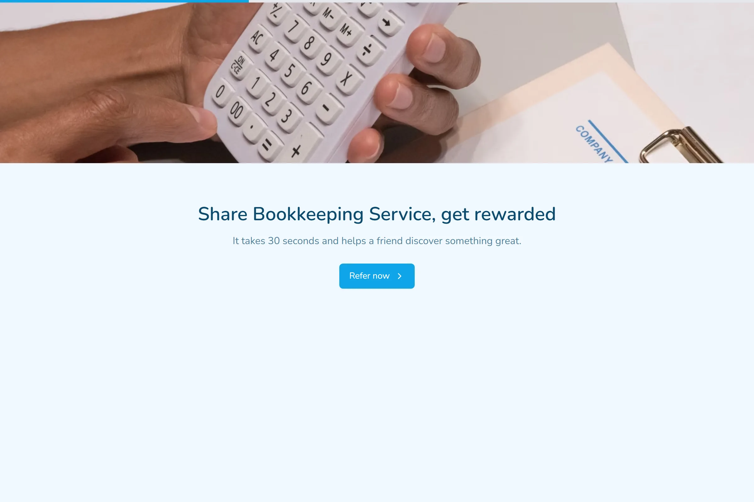Bookkeeping Service Referral Form template preview