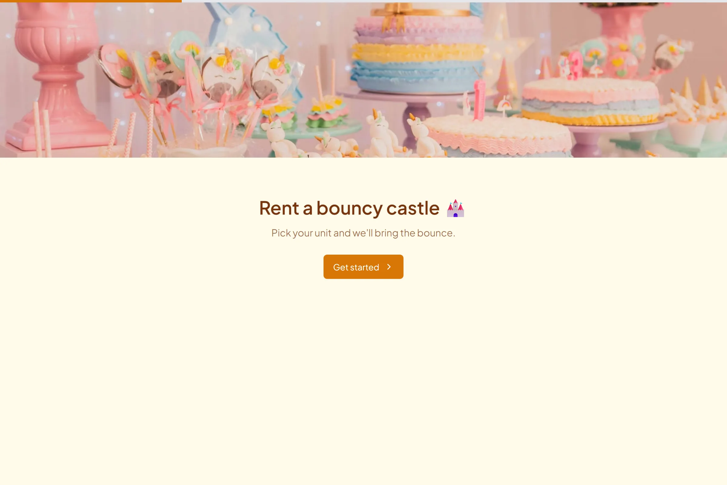 Bouncy Castle Rental template preview