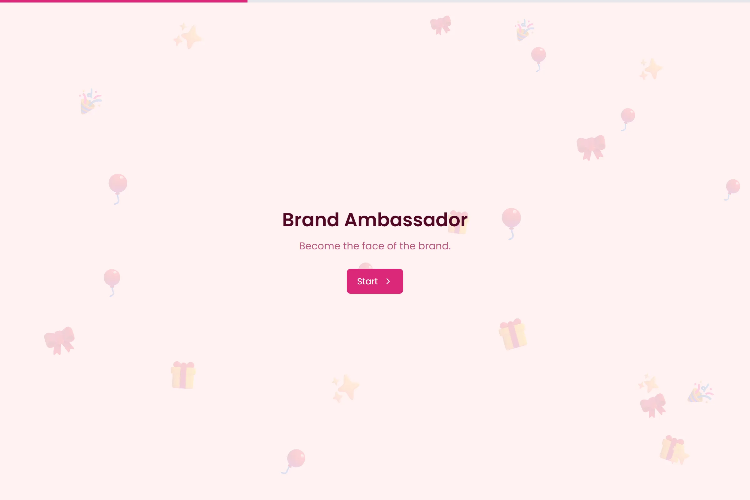 Brand Ambassador template preview