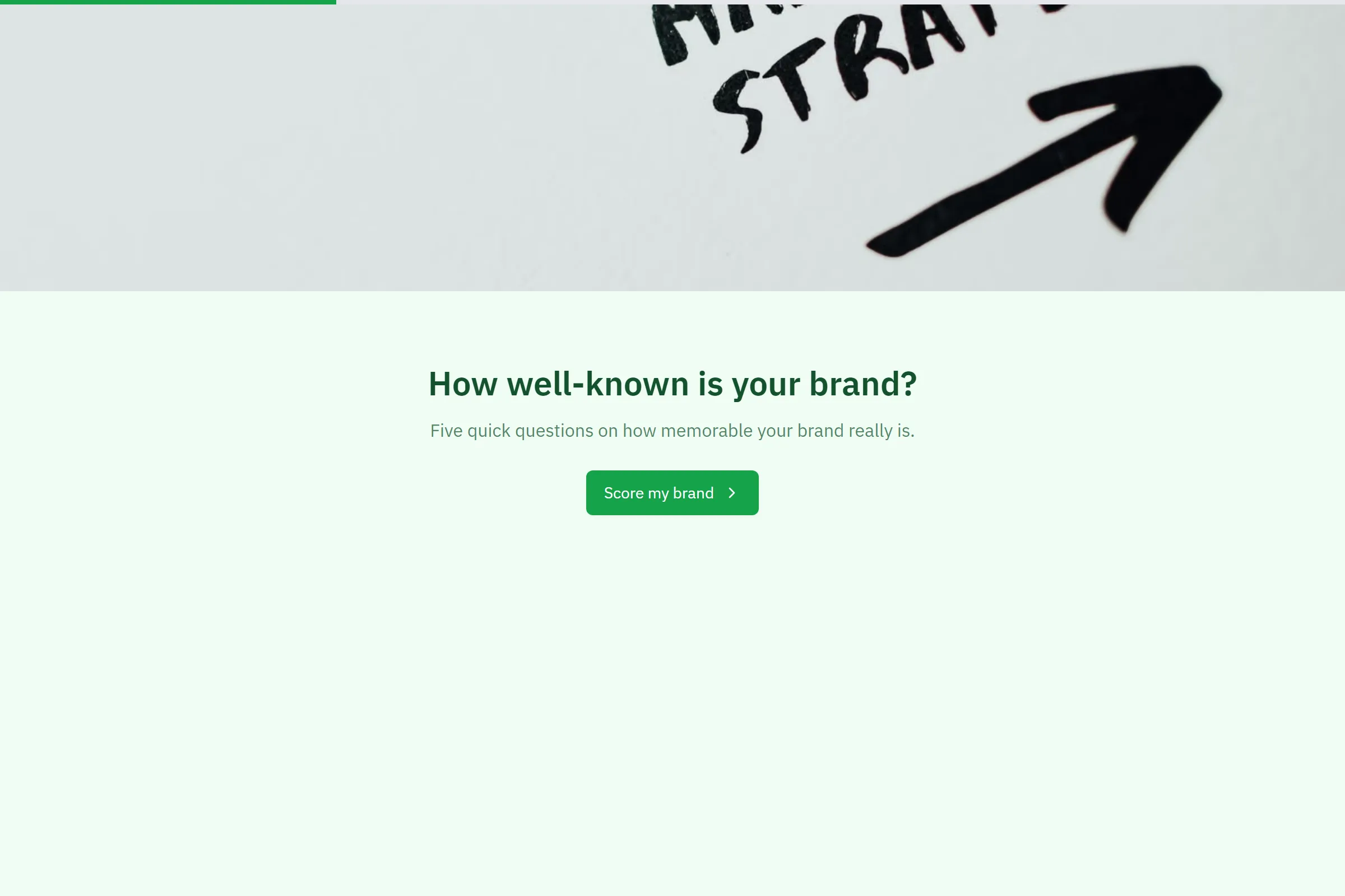 Brand Awareness Scorecard template preview