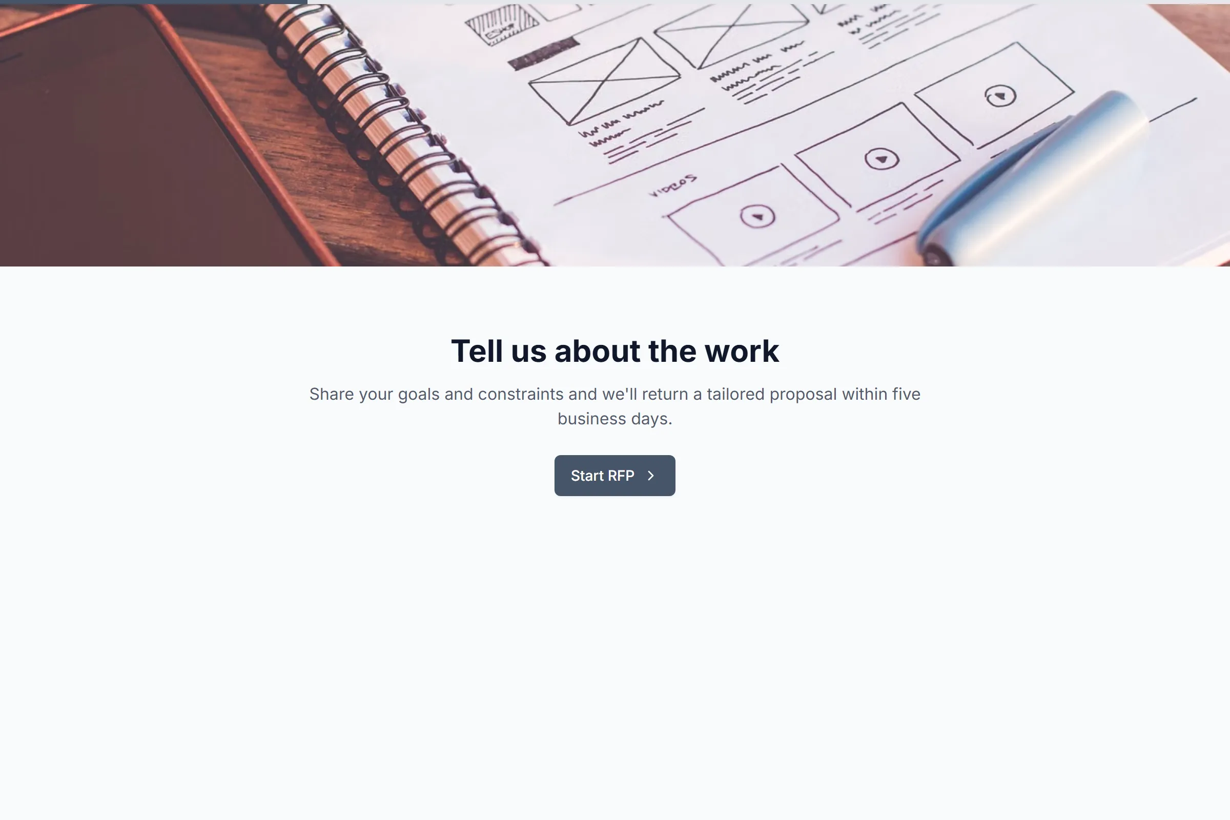 Business Consulting RFP template preview