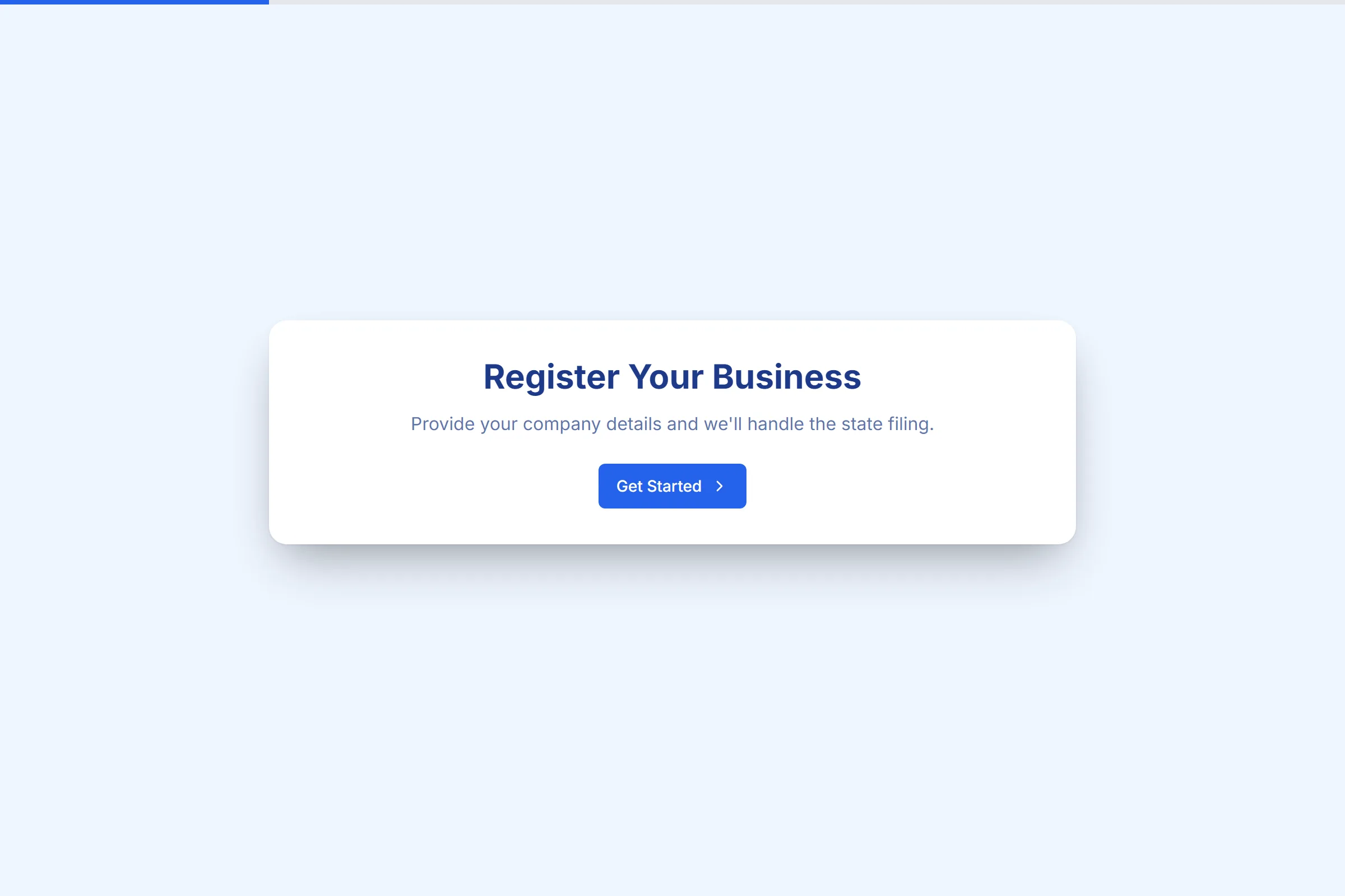 Business Incorporation Intake template preview
