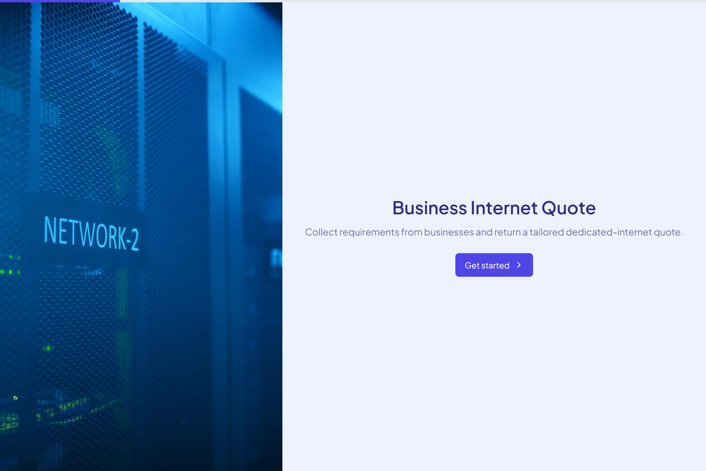 Business Internet Quote template preview