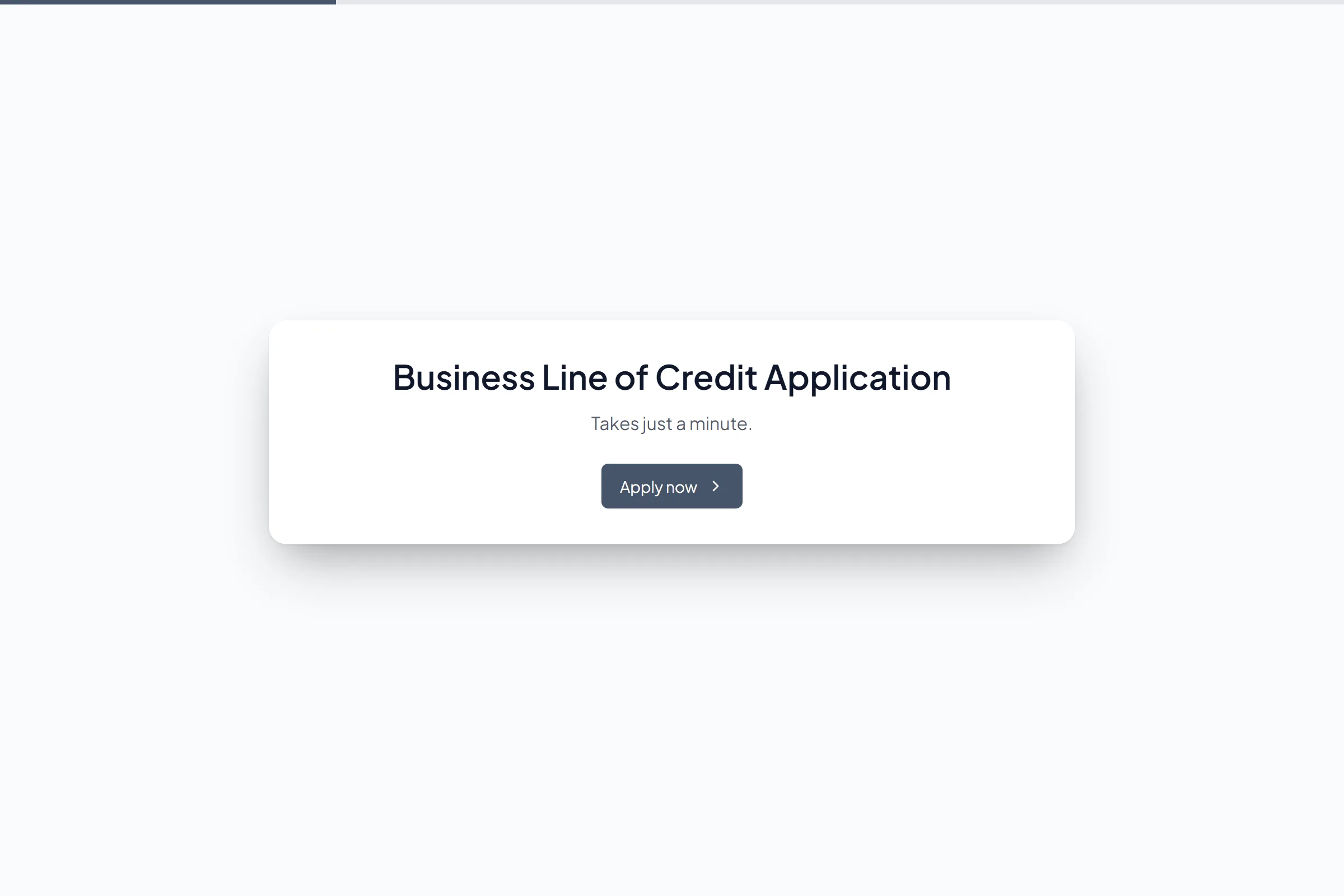 Business Line of Credit Application template preview