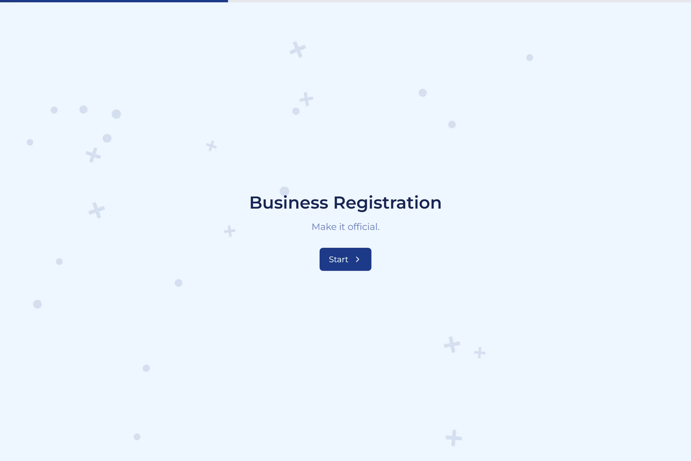 Business Registration template preview