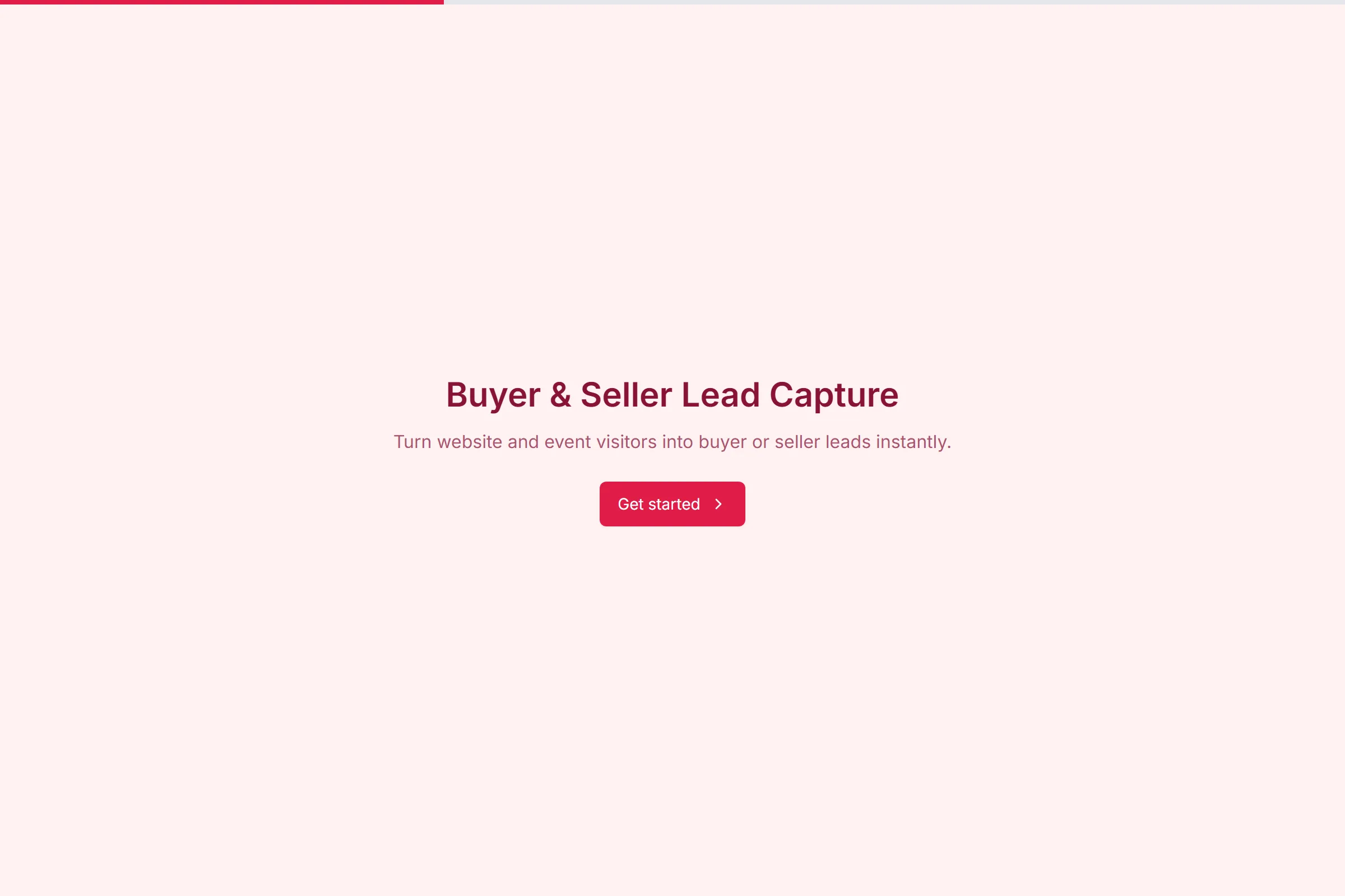 Buyer & Seller Lead Capture template preview