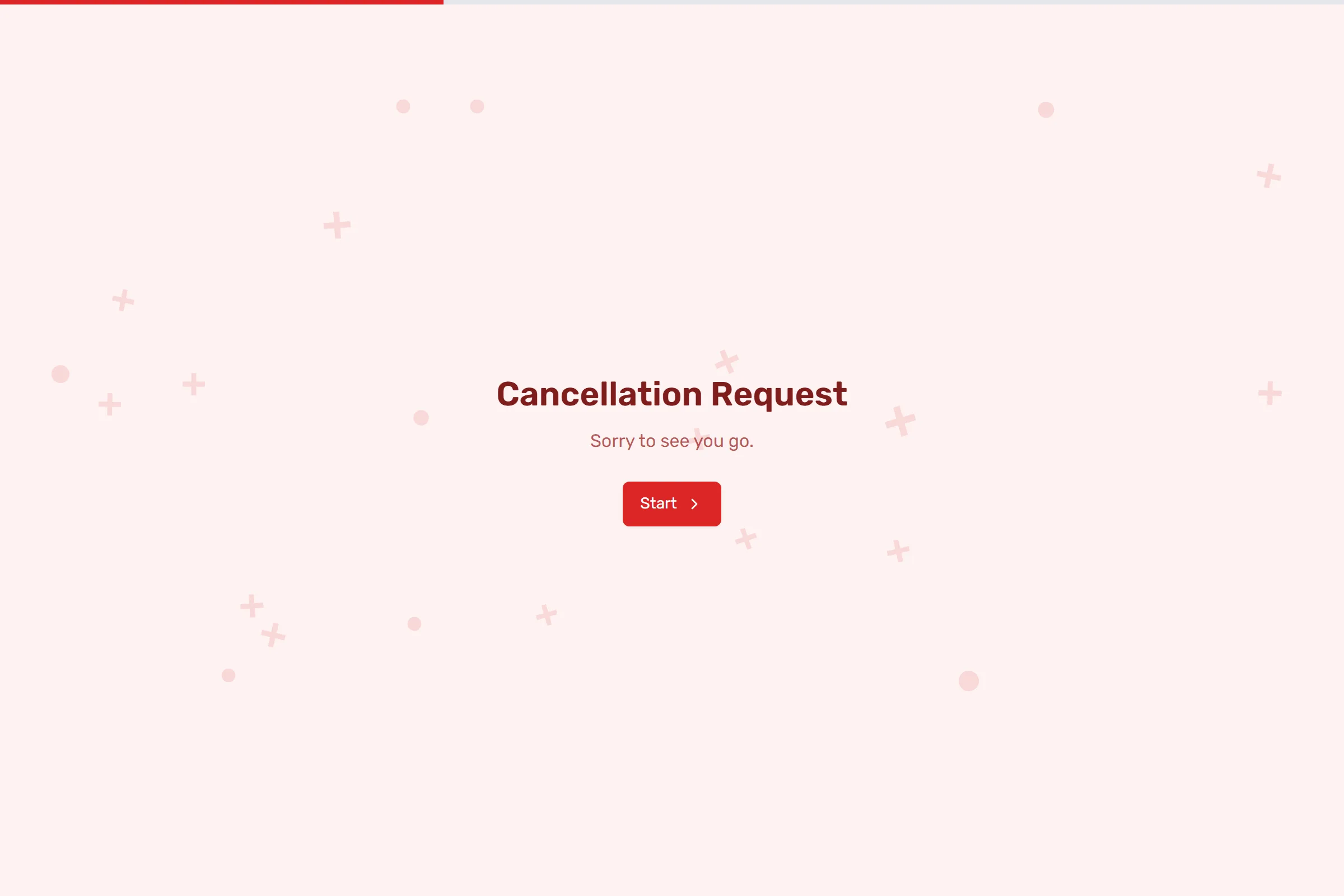 Cancellation Request template preview