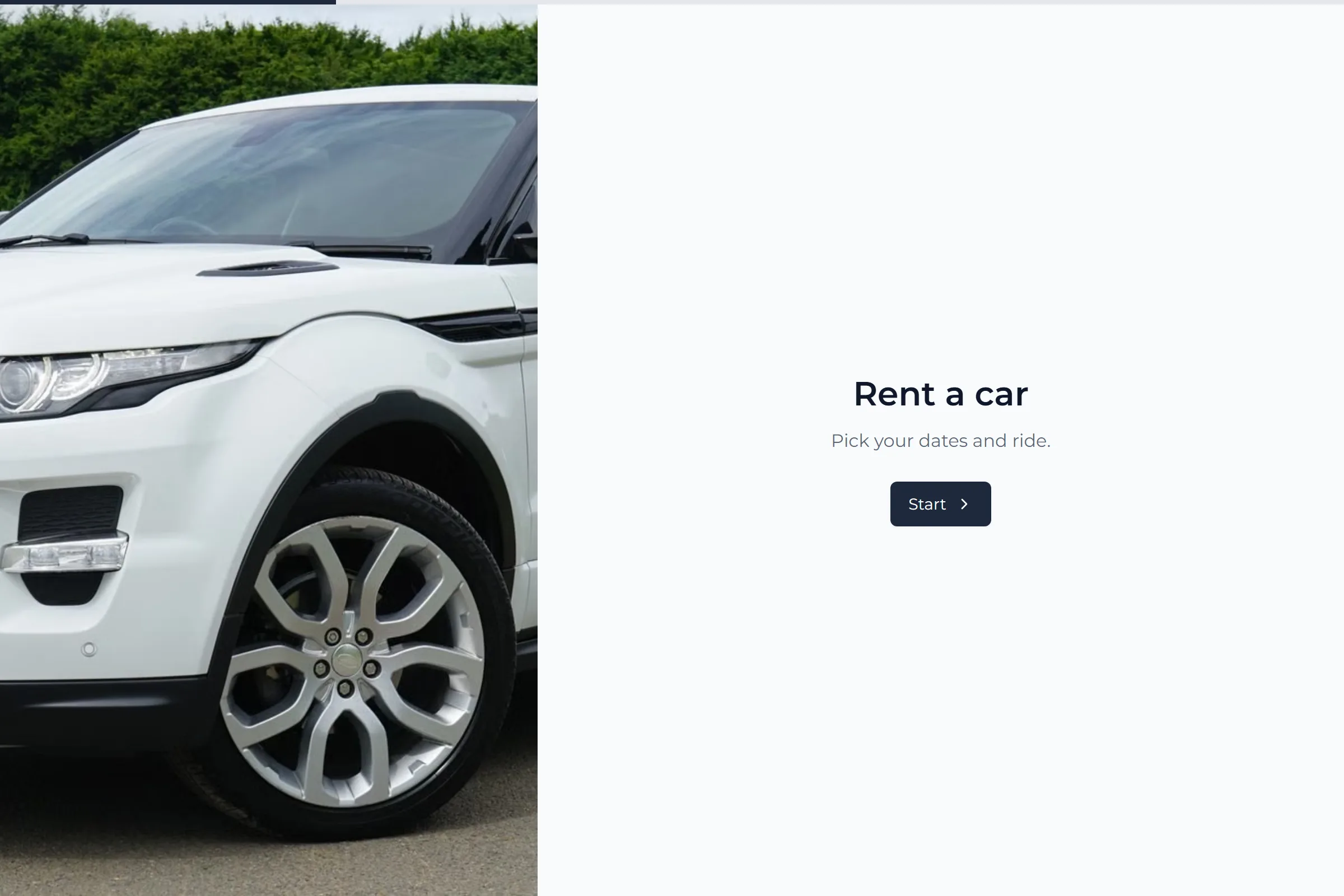 Car Rental Booking template preview