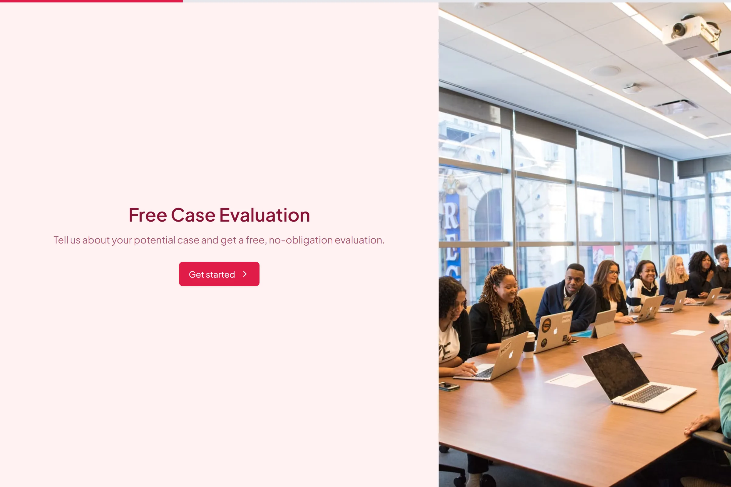 Free Case Evaluation template preview