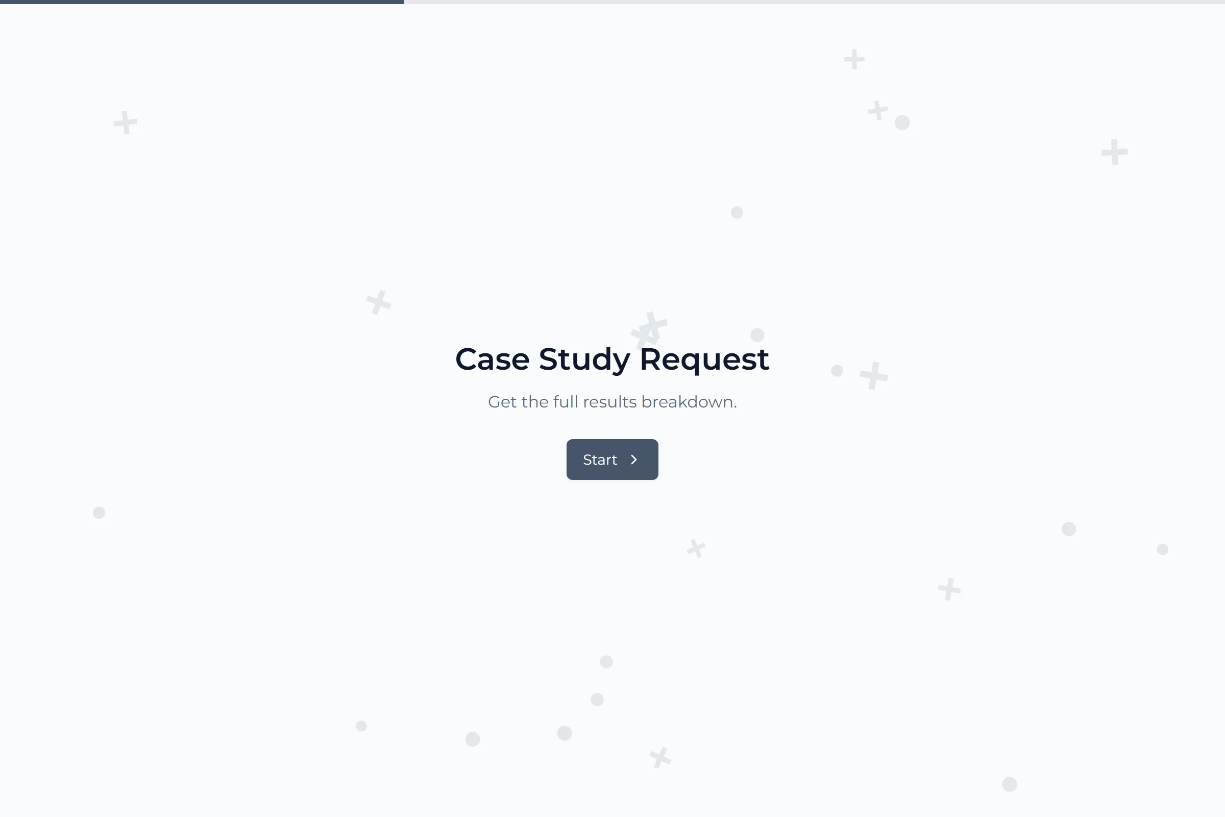 Case Study Request template preview