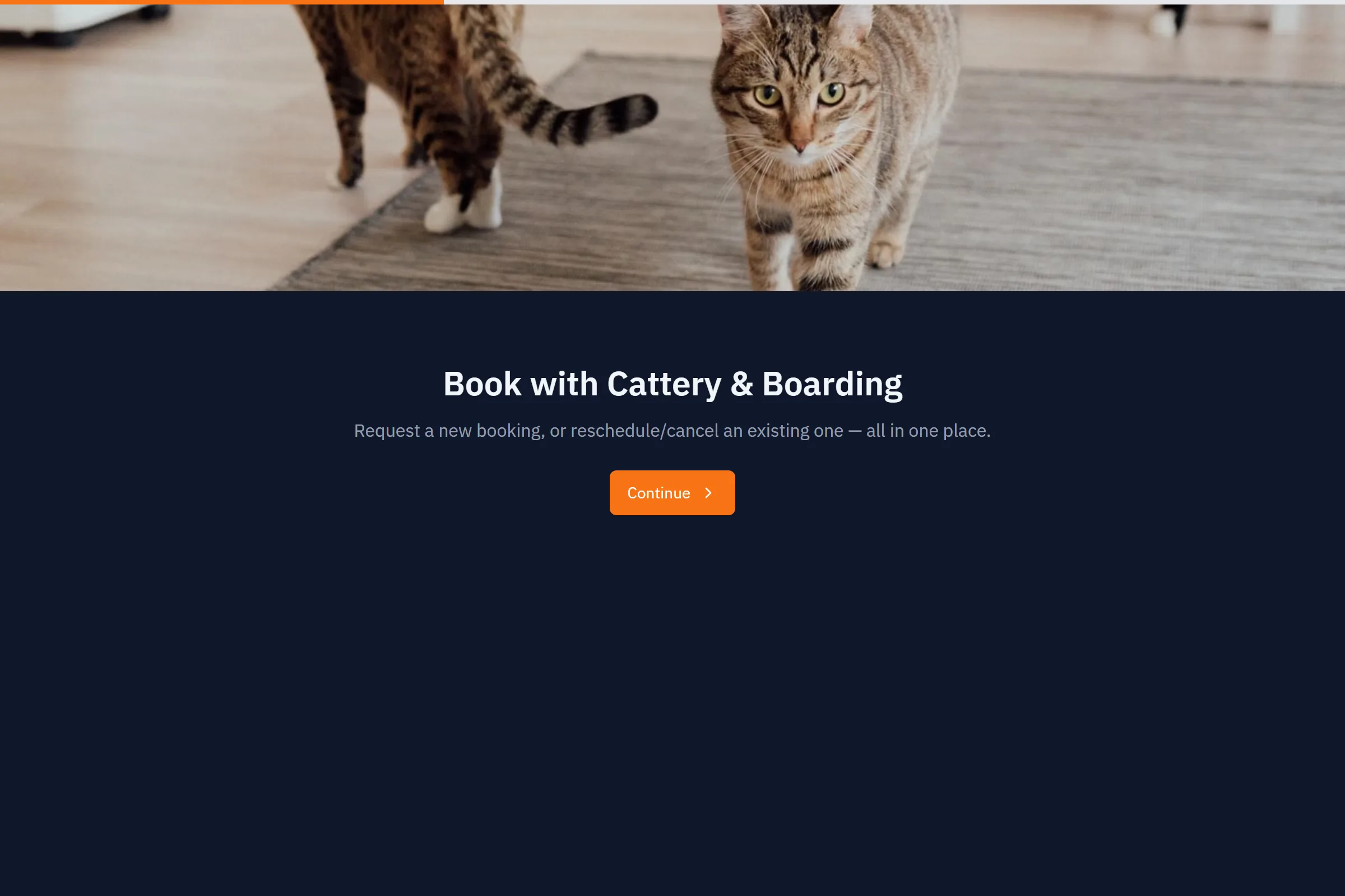 Cattery & Boarding Reschedule / Cancel Request template preview