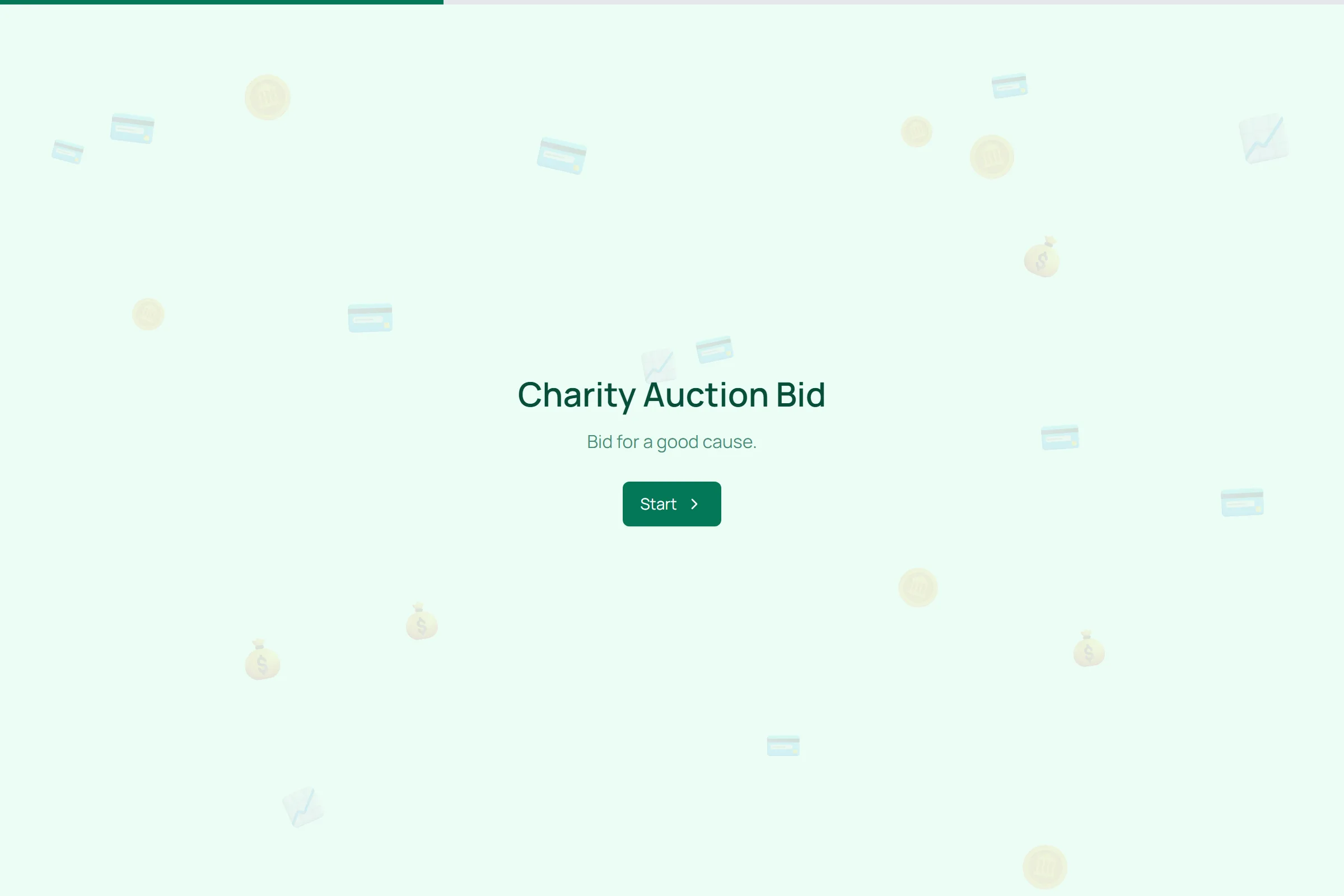 Charity Auction Bid template preview