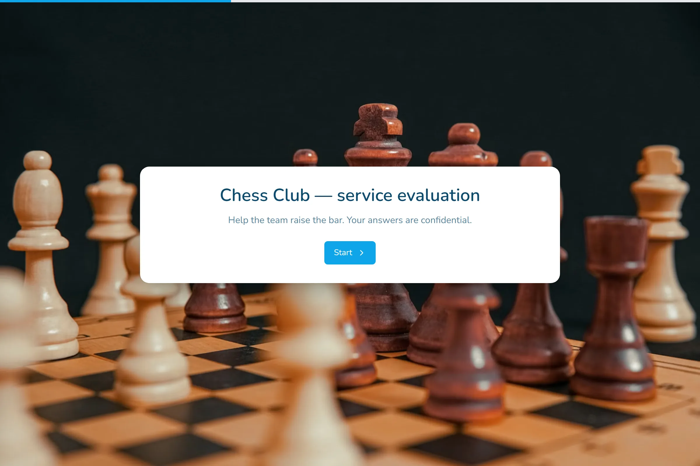 Chess Club Service Evaluation template preview