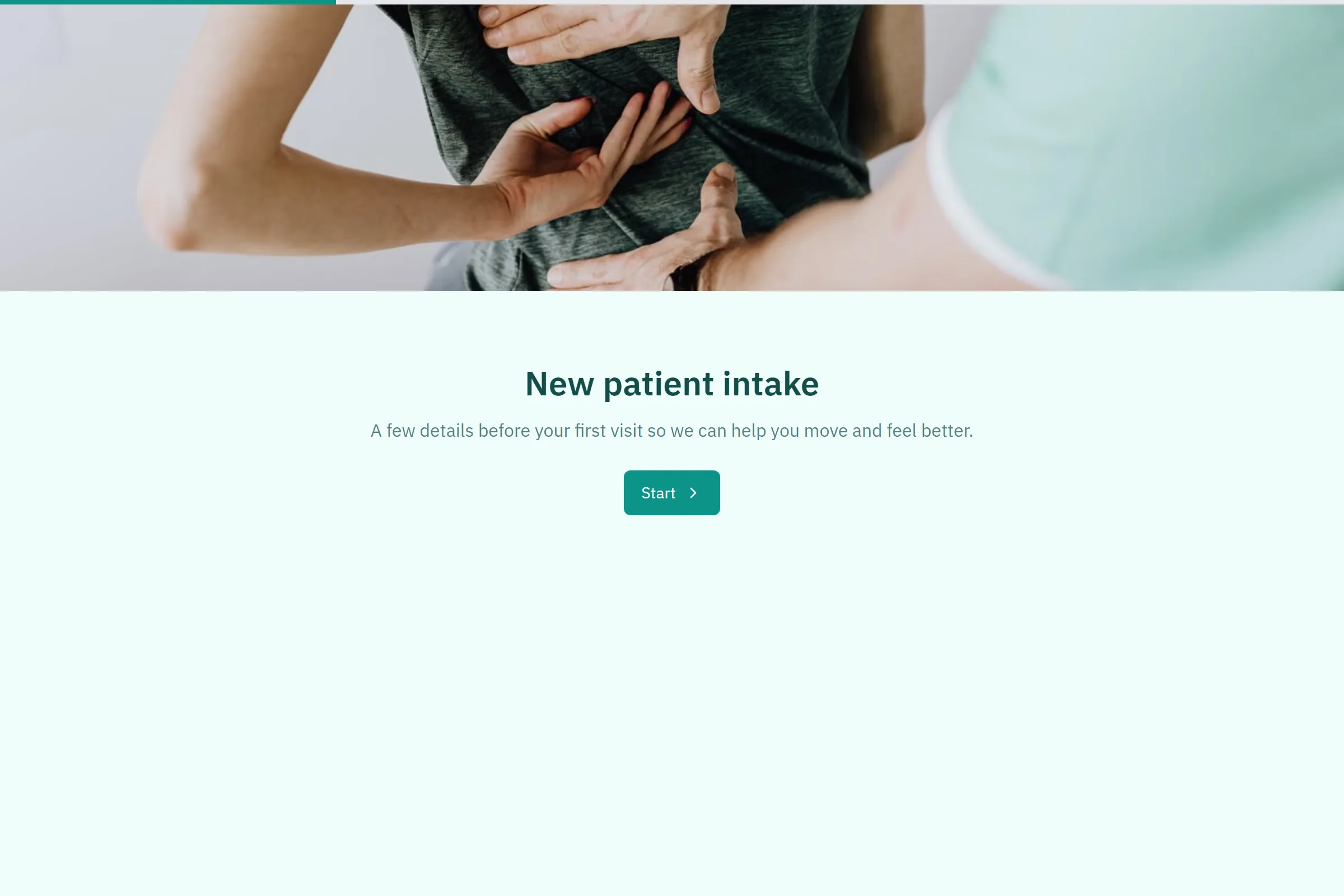 Chiropractic Intake template preview