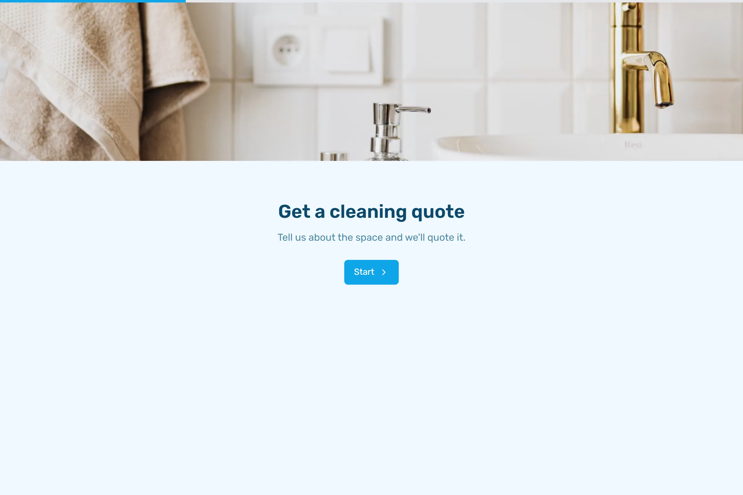 Cleaning Service Quote template preview